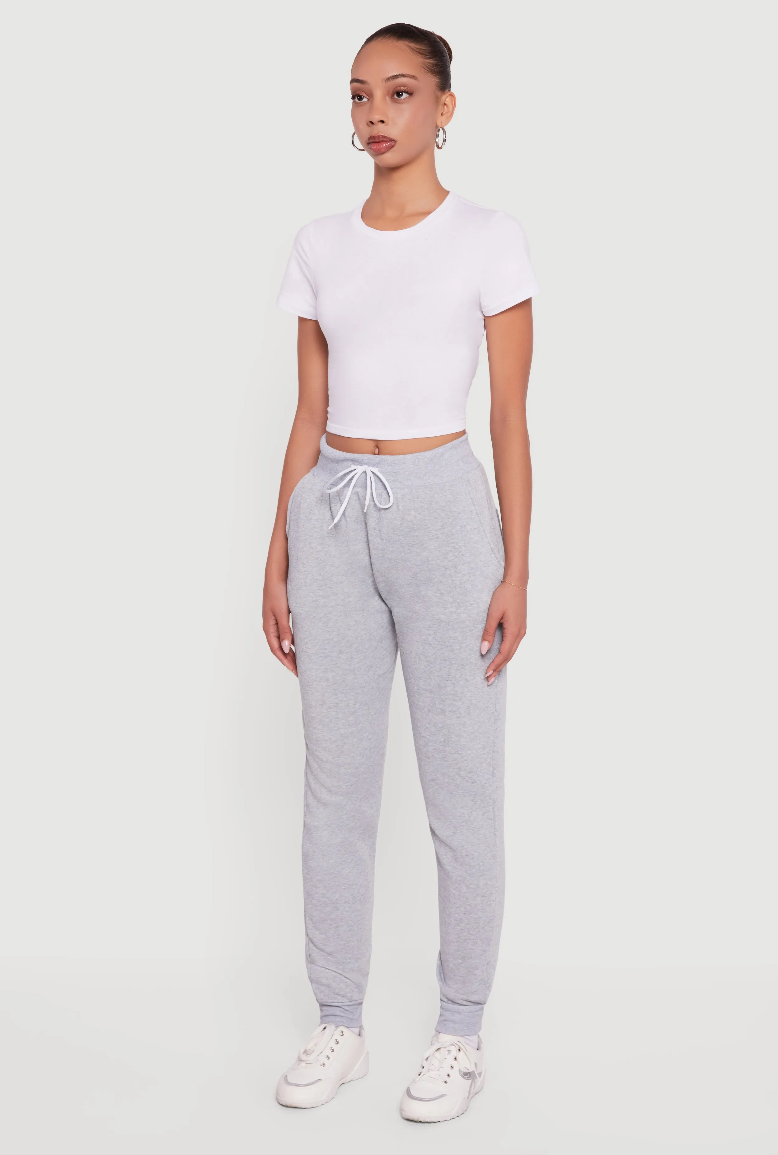 Drawstring Waist Slim Joggers sold by Rainbow product image thumbnail 3