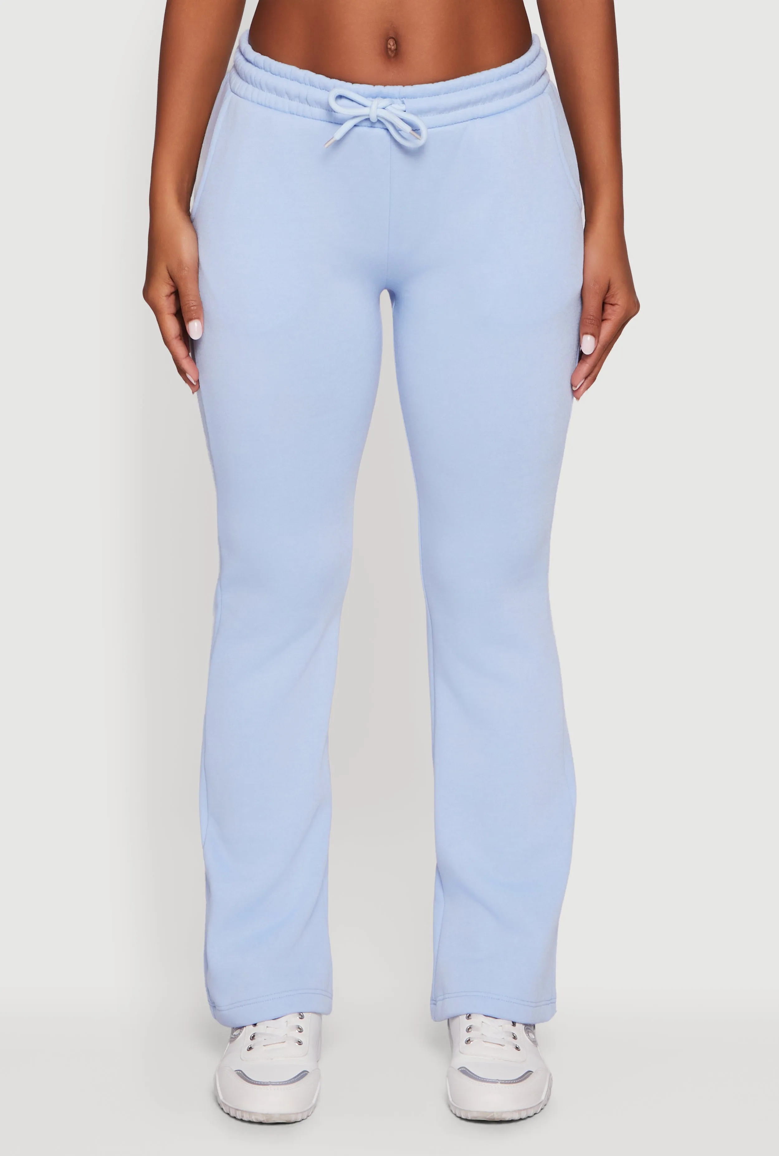 Drawstring Waist Slim Bootcut Sweatpants sold by Rainbow product image thumbnail 5