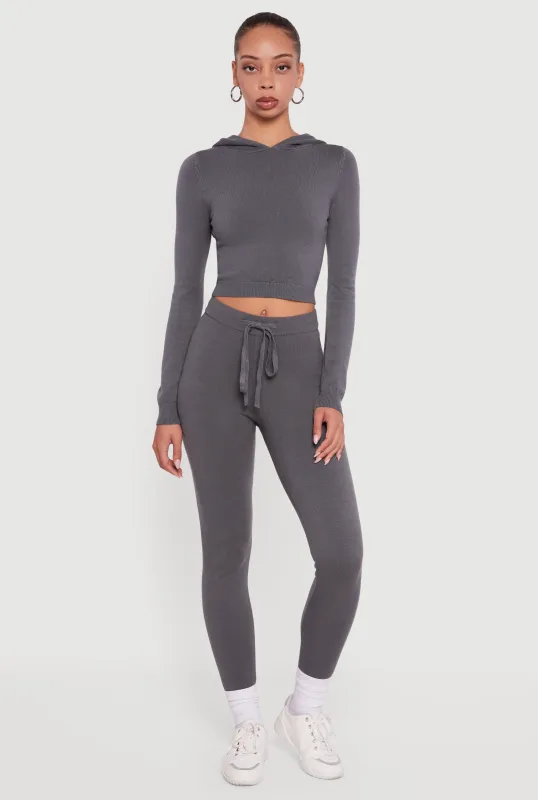 Knitted Drawstring Leggings sold by Rainbow