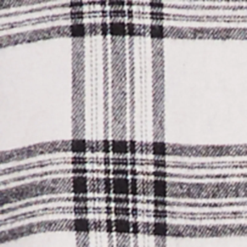 Plaid Flap Pocket Cropped Button Front Shirt sold by Rainbow product image thumbnail 4