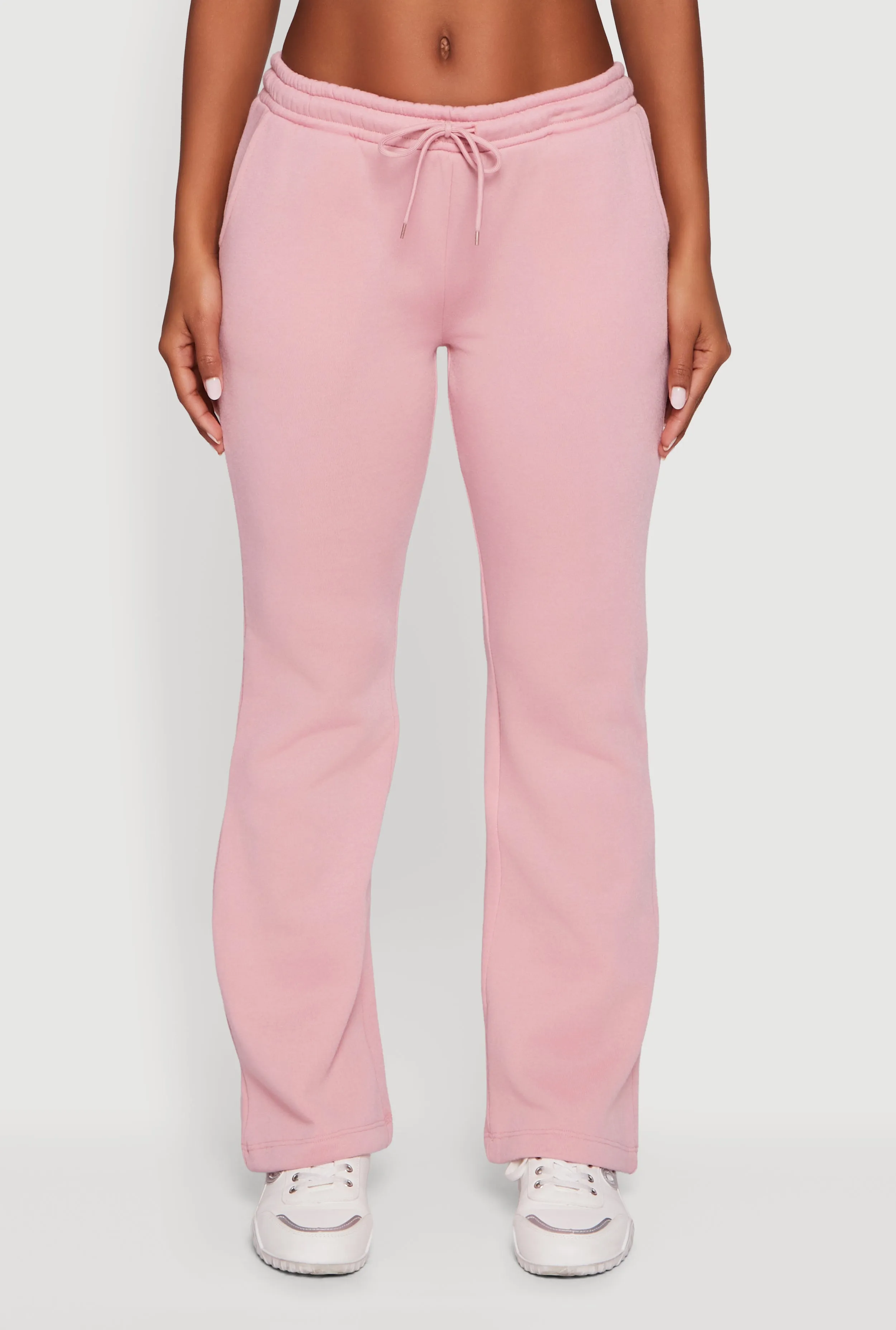 Drawstring Waist Slim Bootcut Sweatpants sold by Rainbow product image thumbnail 5