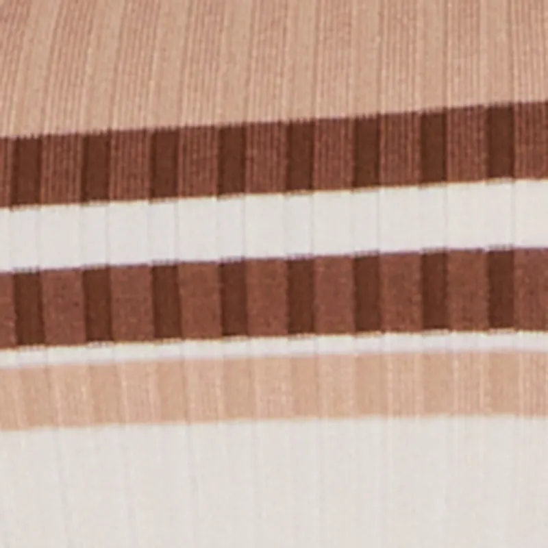 Plus Size Striped Button Detail Turtleneck Sweater Dress sold by Rainbow product image thumbnail 4