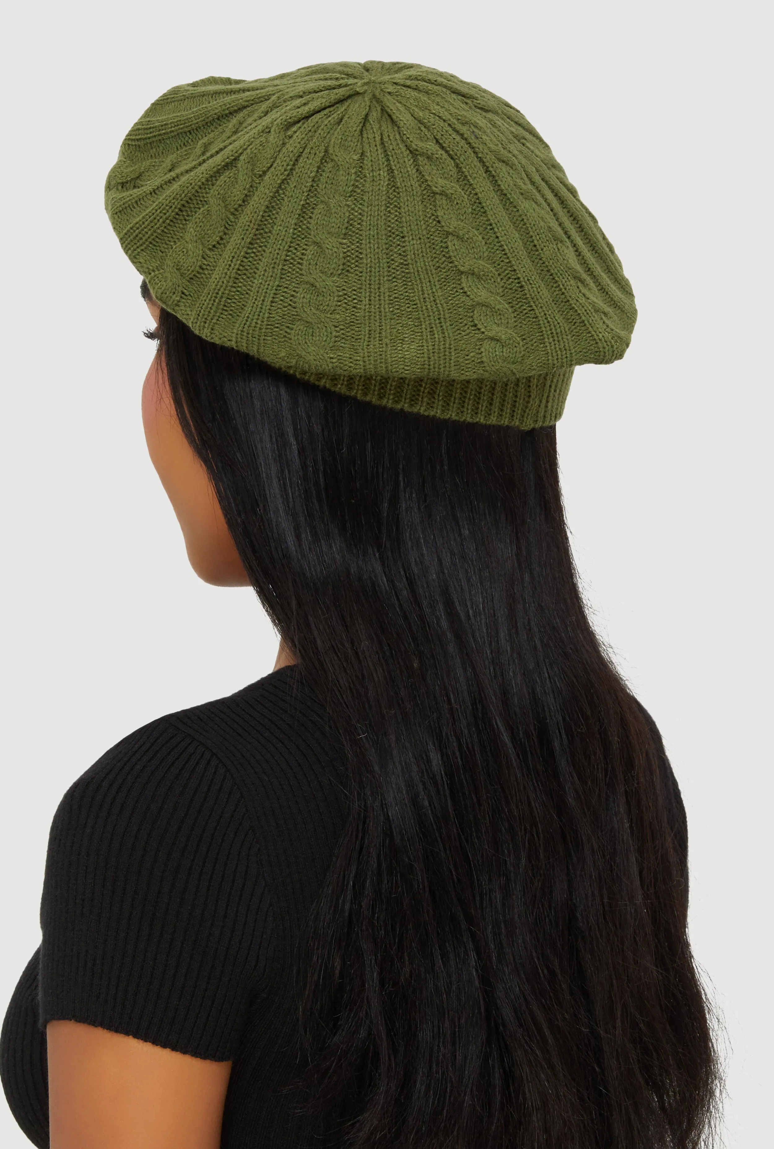 Cable Knit Beret sold by Rainbow product image thumbnail 2