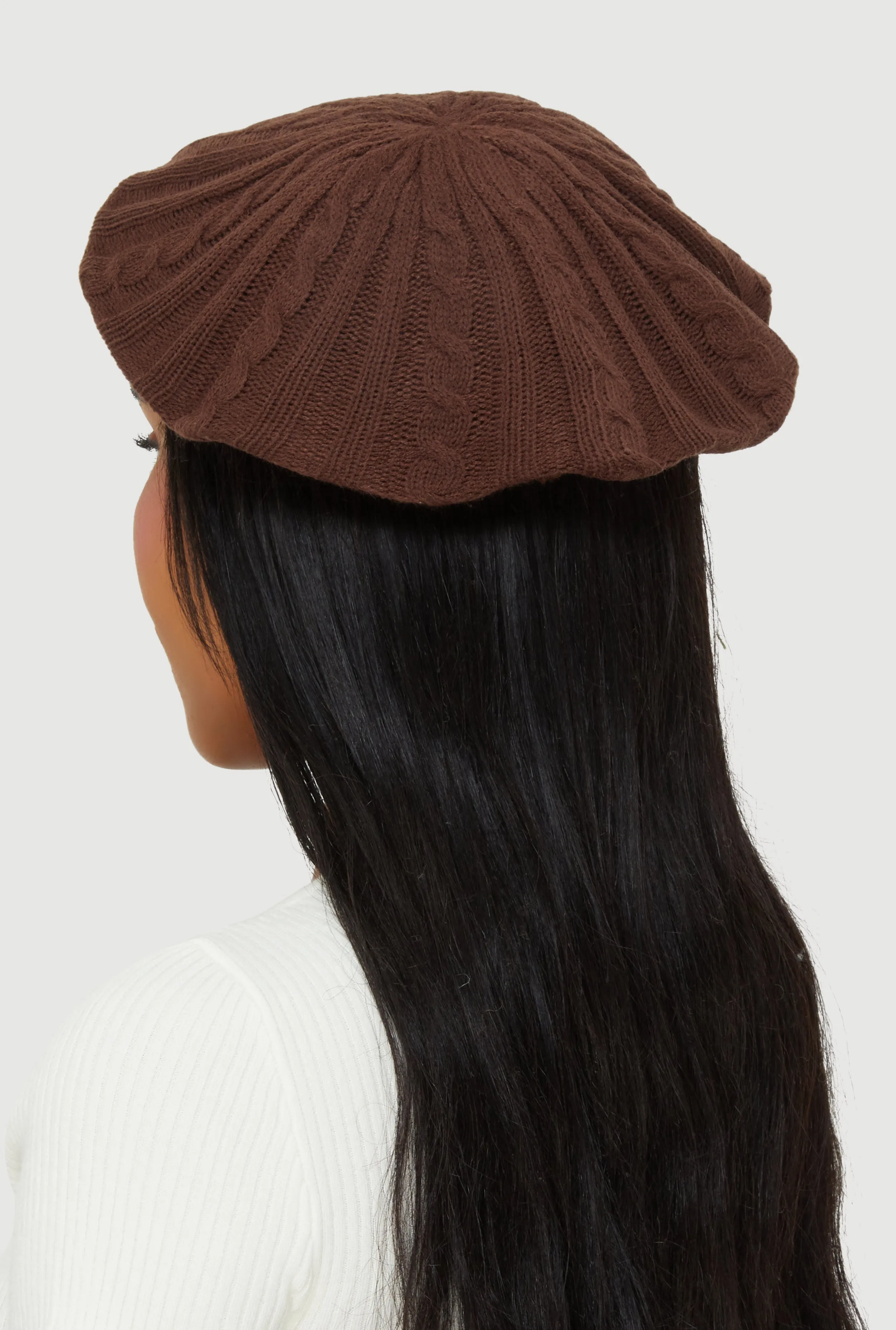 Cable Knit Beret sold by Rainbow product image thumbnail 2