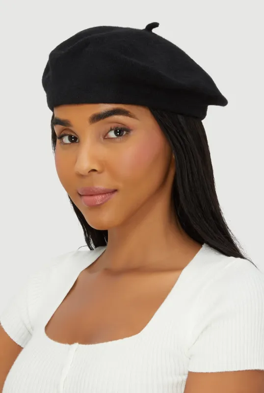 Solid Wool Beret sold by Rainbow