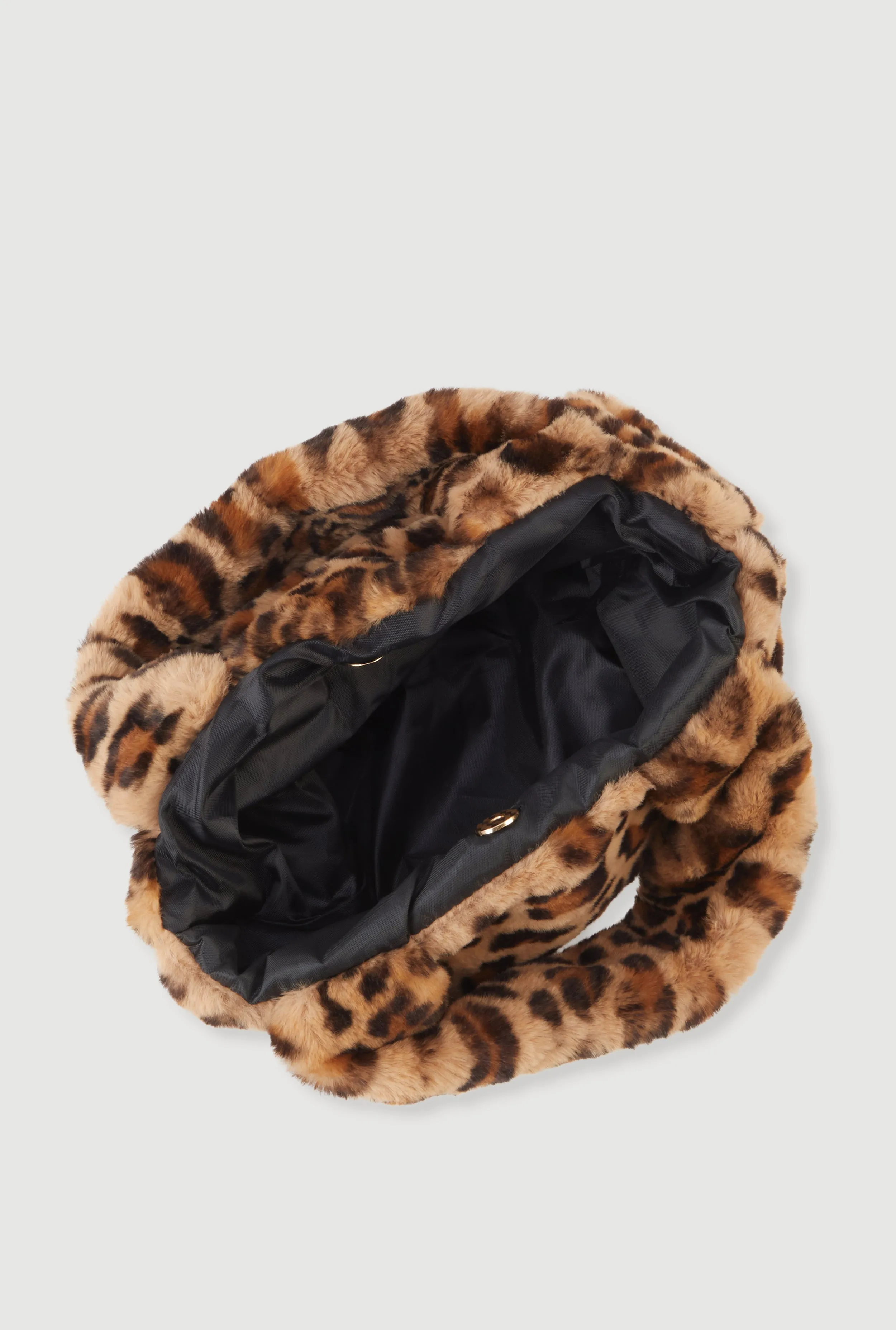 Leopard Print Faux Fur Handbag sold by Rainbow product image thumbnail 5