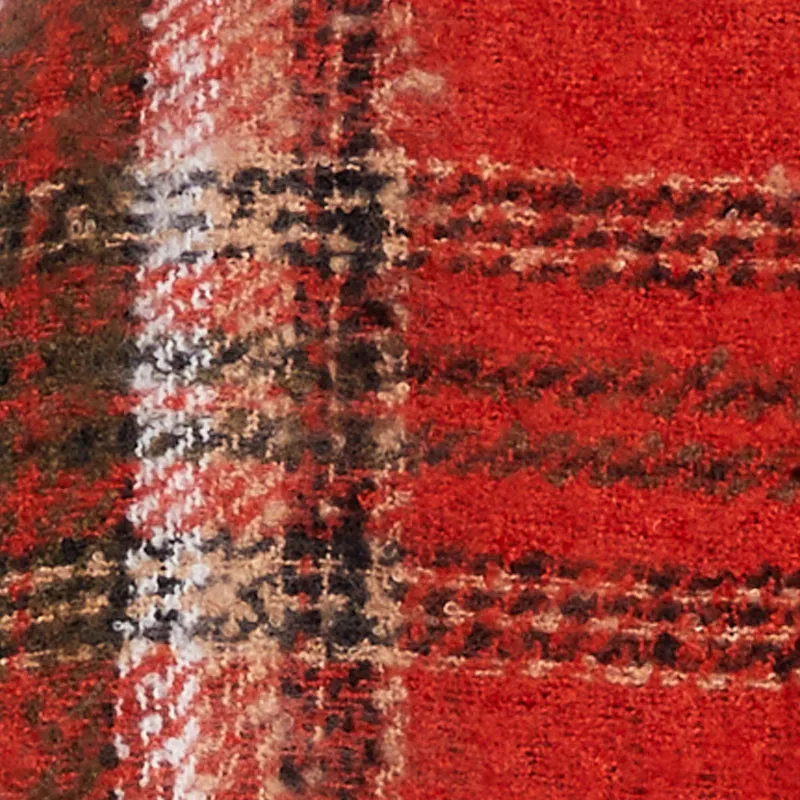 Soft Boucle Plaid Pocket Scarf sold by Rainbow product image thumbnail 4