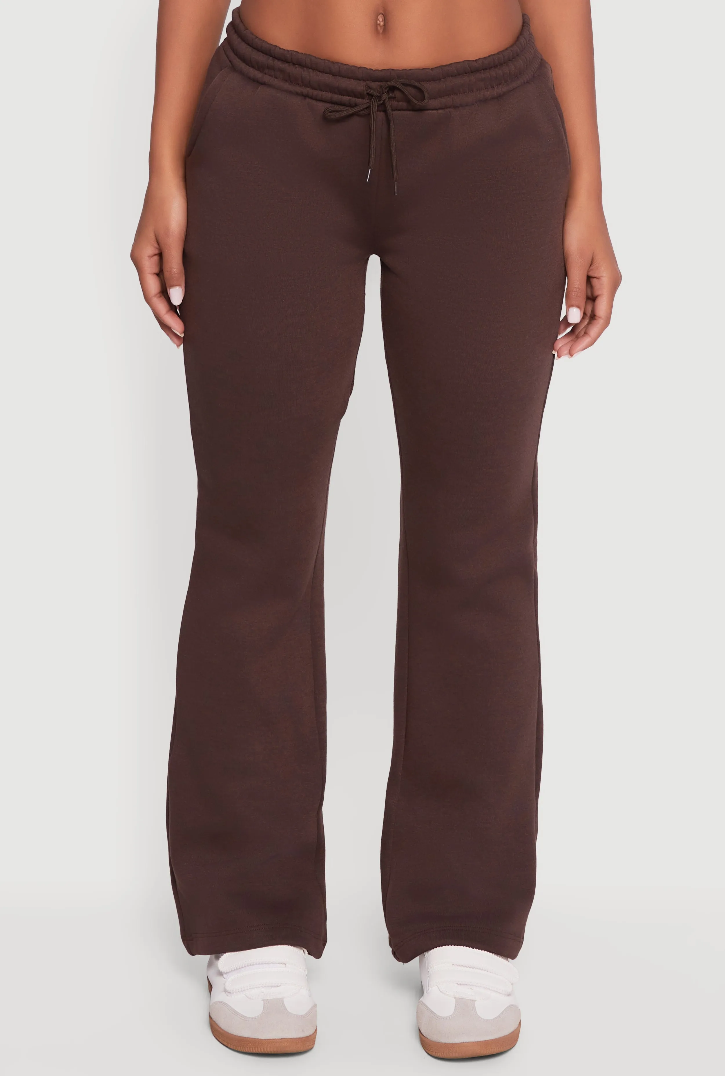 Drawstring Waist Slim Bootcut Sweatpants sold by Rainbow product image thumbnail 5