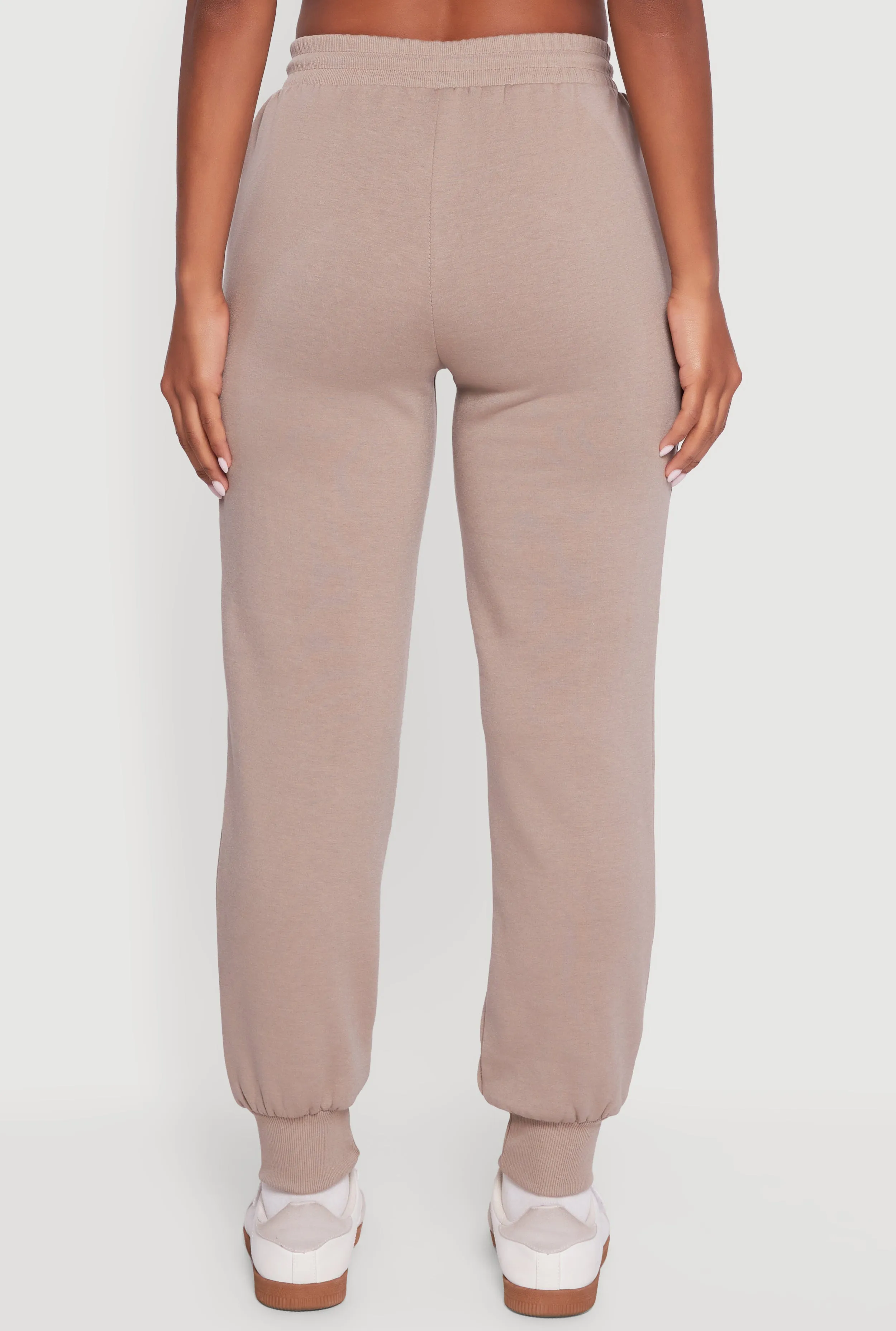 Fleece Lined Drawstring High Waisted Joggers sold by Rainbow product image thumbnail 5