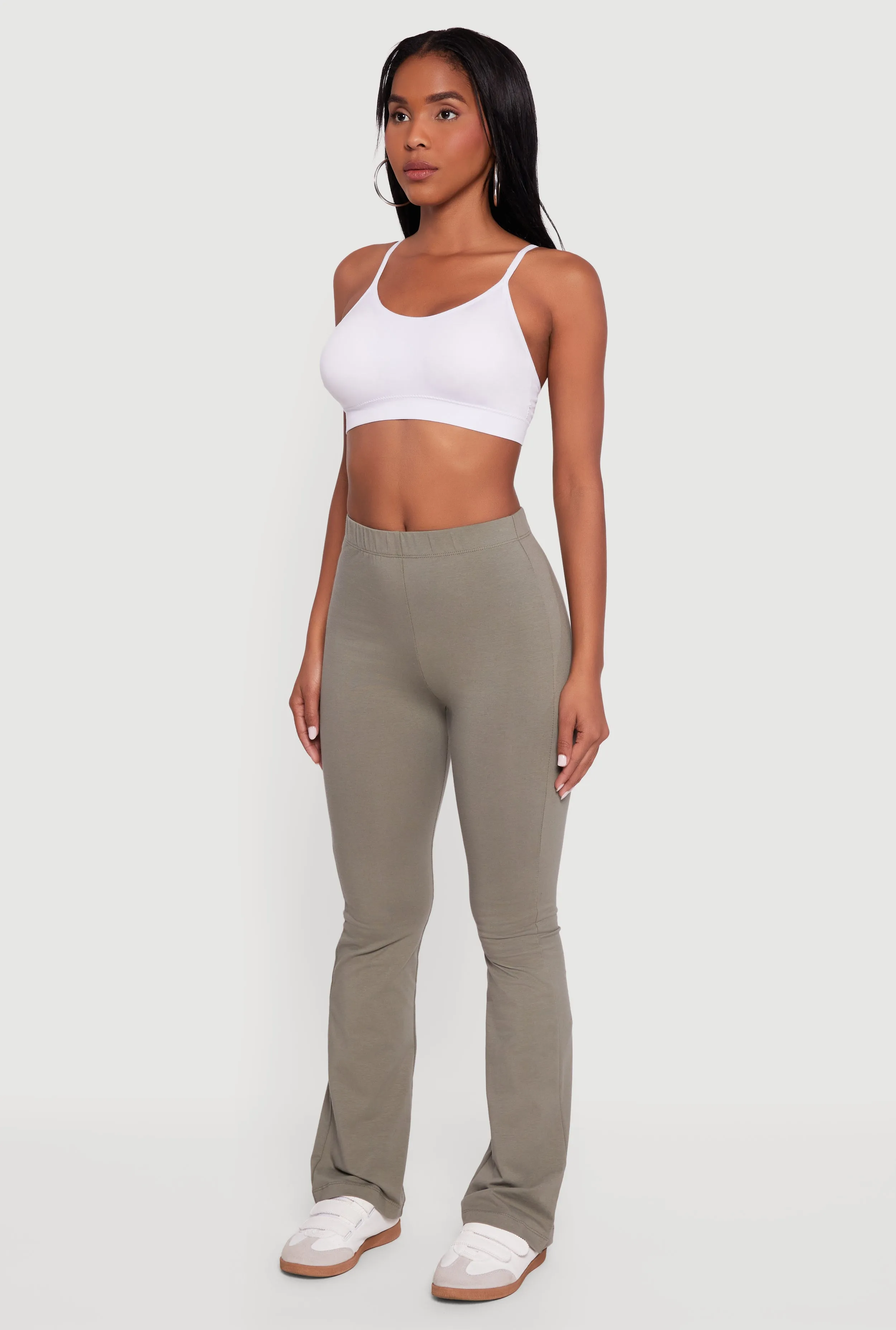 High Waisted Slim Bootcut Yoga Pants sold by Rainbow product image thumbnail 3