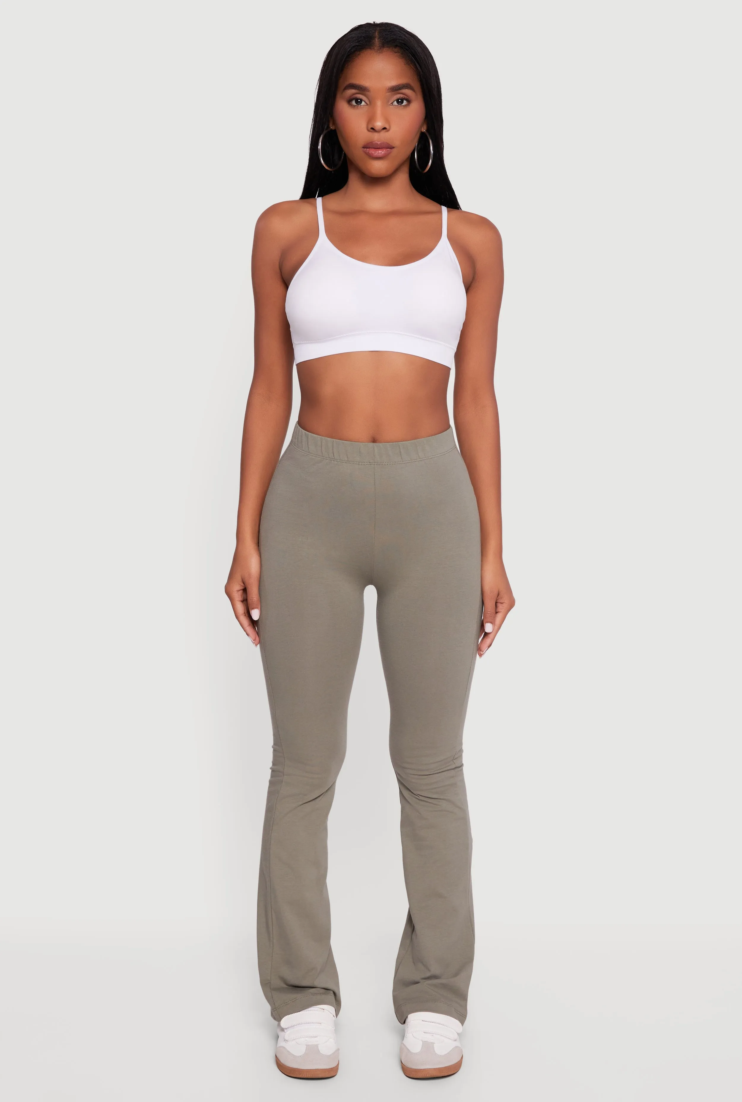 High Waisted Slim Bootcut Yoga Pants sold by Rainbow product image thumbnail 2