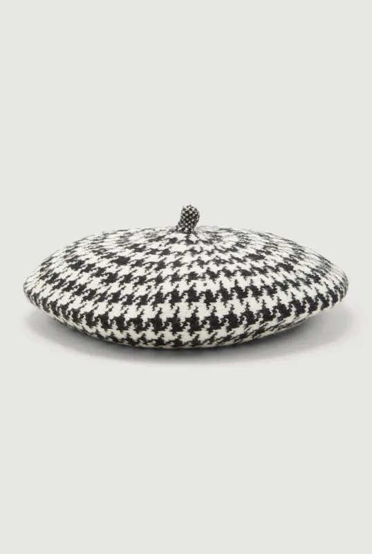 Houndstooth Beret sold by Rainbow