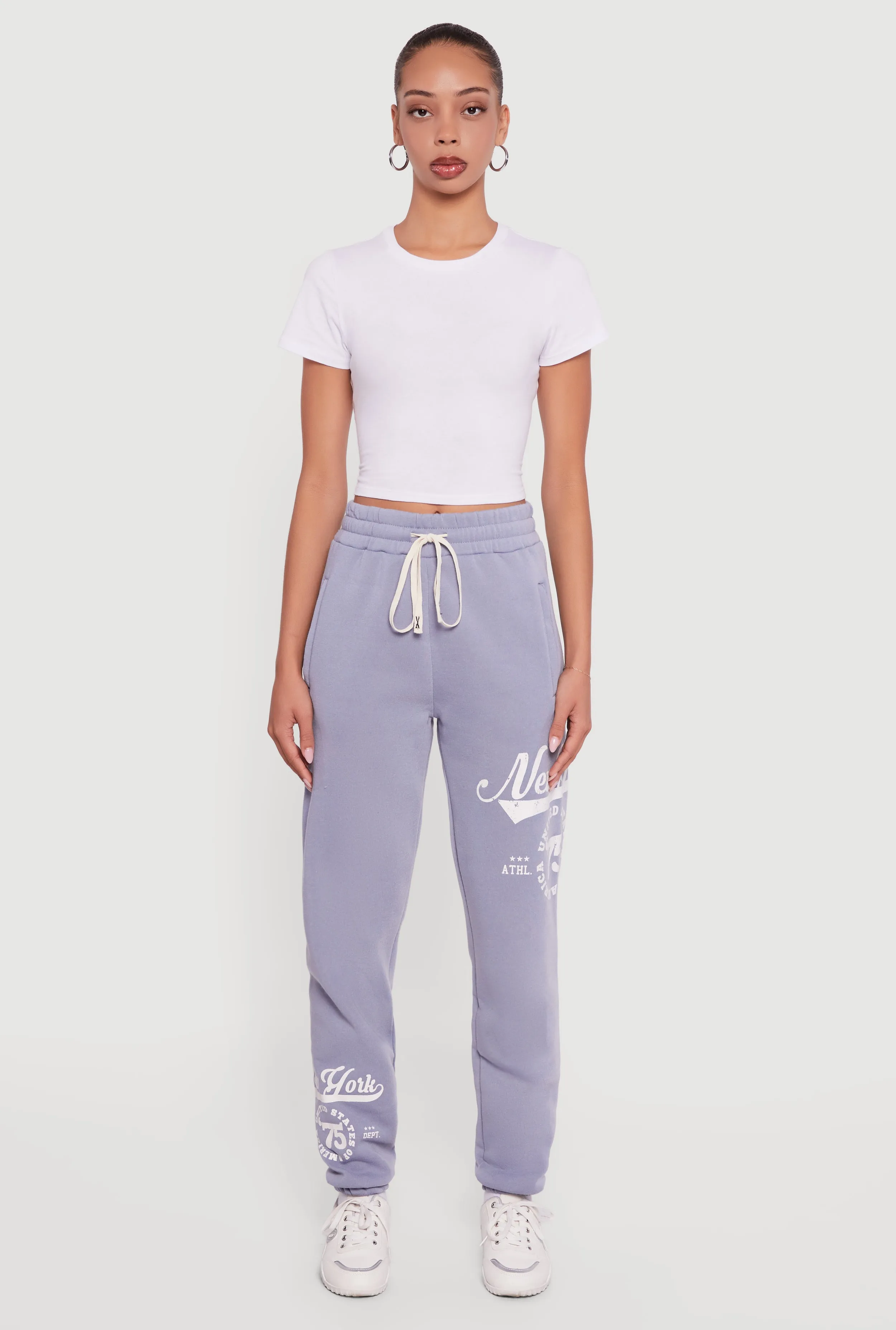 New York 75 Graphic Drawstring Waist Sweatpants sold by Rainbow product image thumbnail 2
