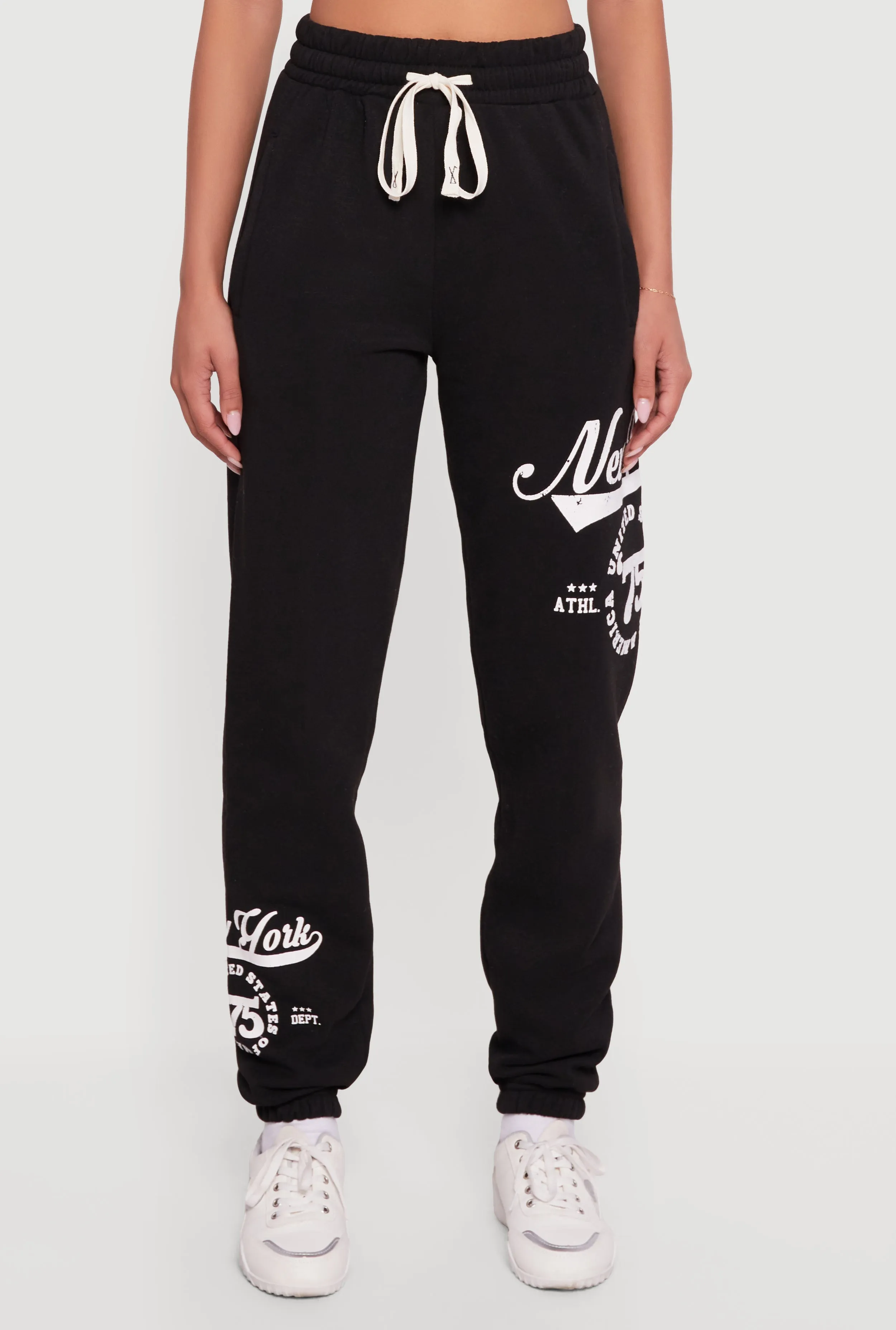 New York 75 Graphic Drawstring Waist Sweatpants sold by Rainbow product image thumbnail 5