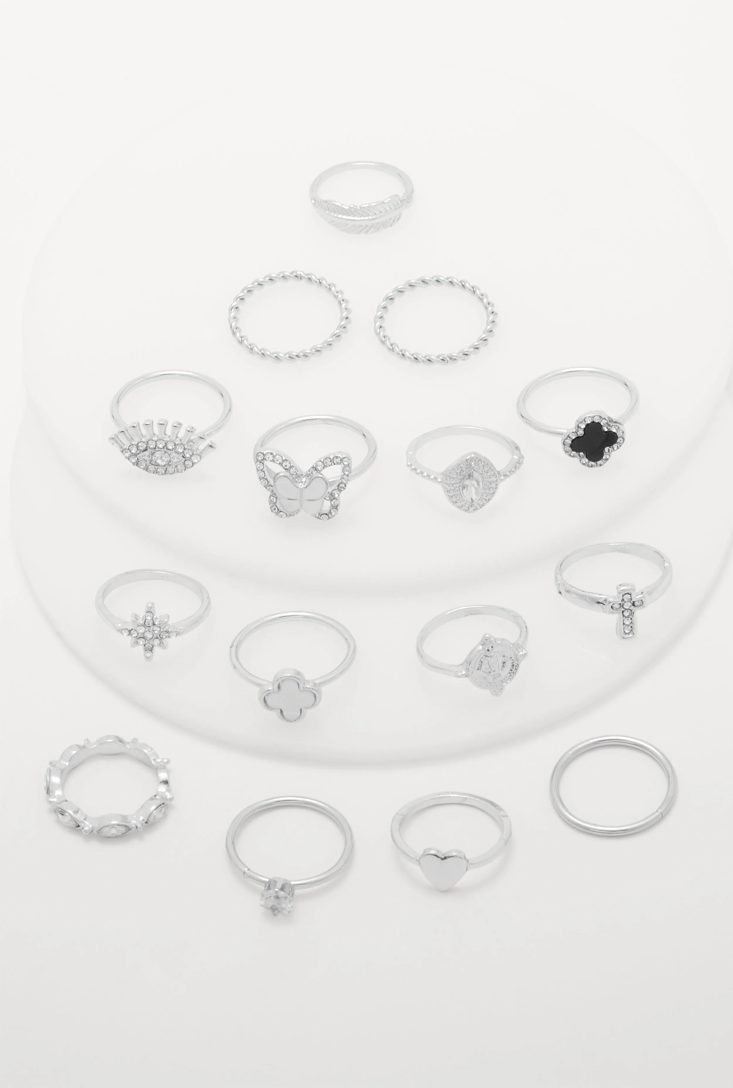 Assorted Cubic Zirconia Rings Set of 15 sold by Rainbow product image thumbnail 2