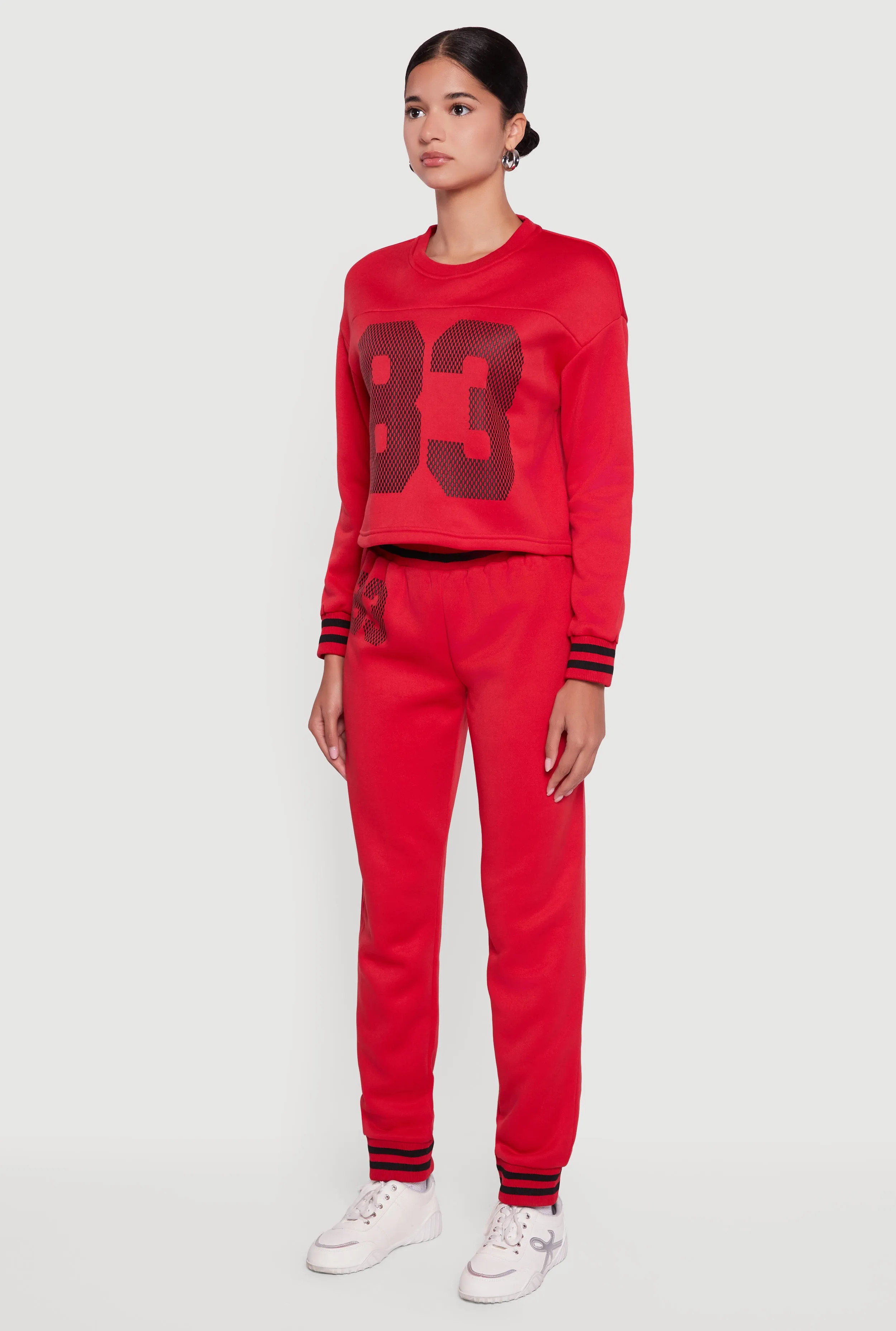 83 Graphic Long Sleeve Pullover Sweatshirt sold by Rainbow product image thumbnail 5