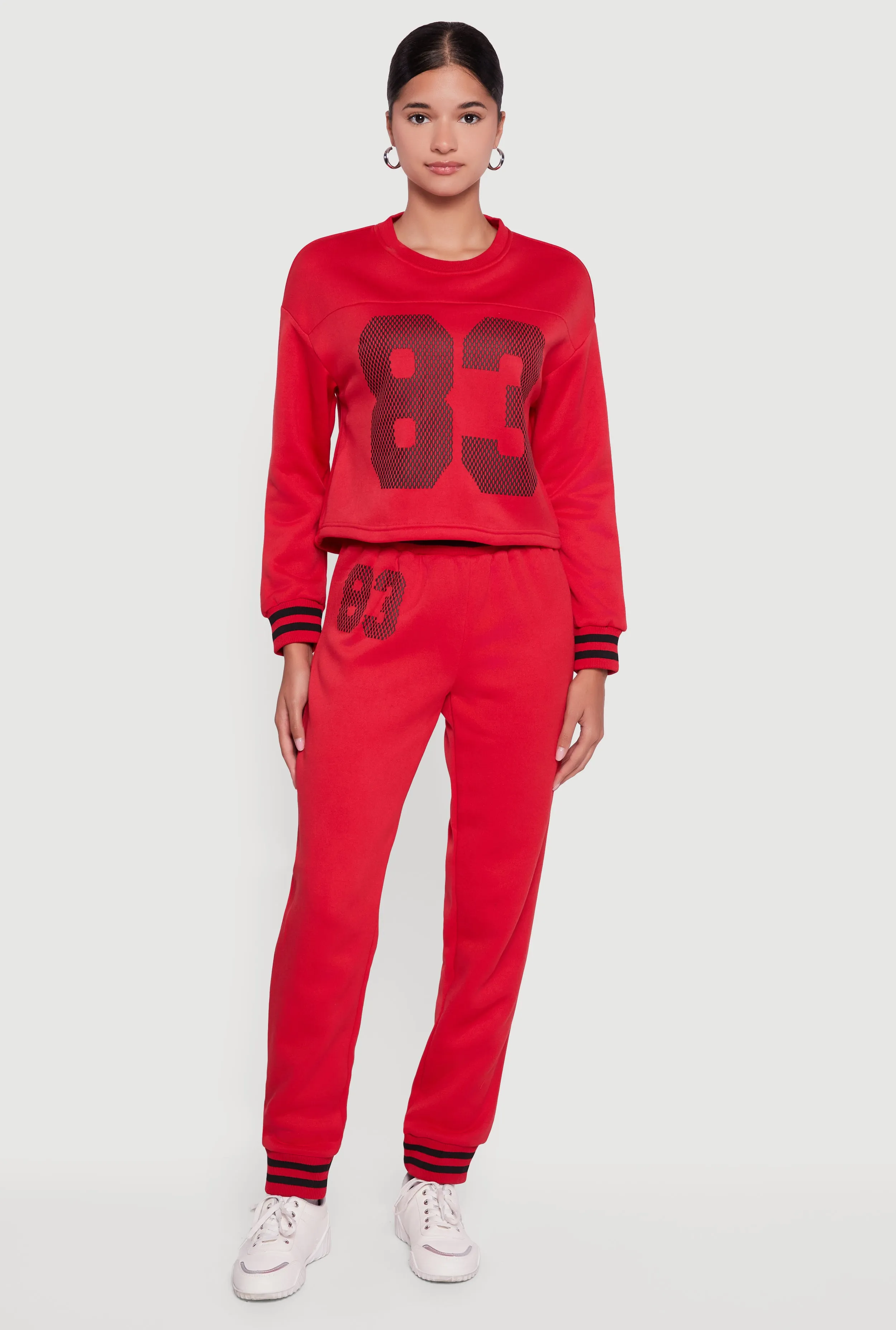 83 Graphic Long Sleeve Pullover Sweatshirt sold by Rainbow product image thumbnail 2