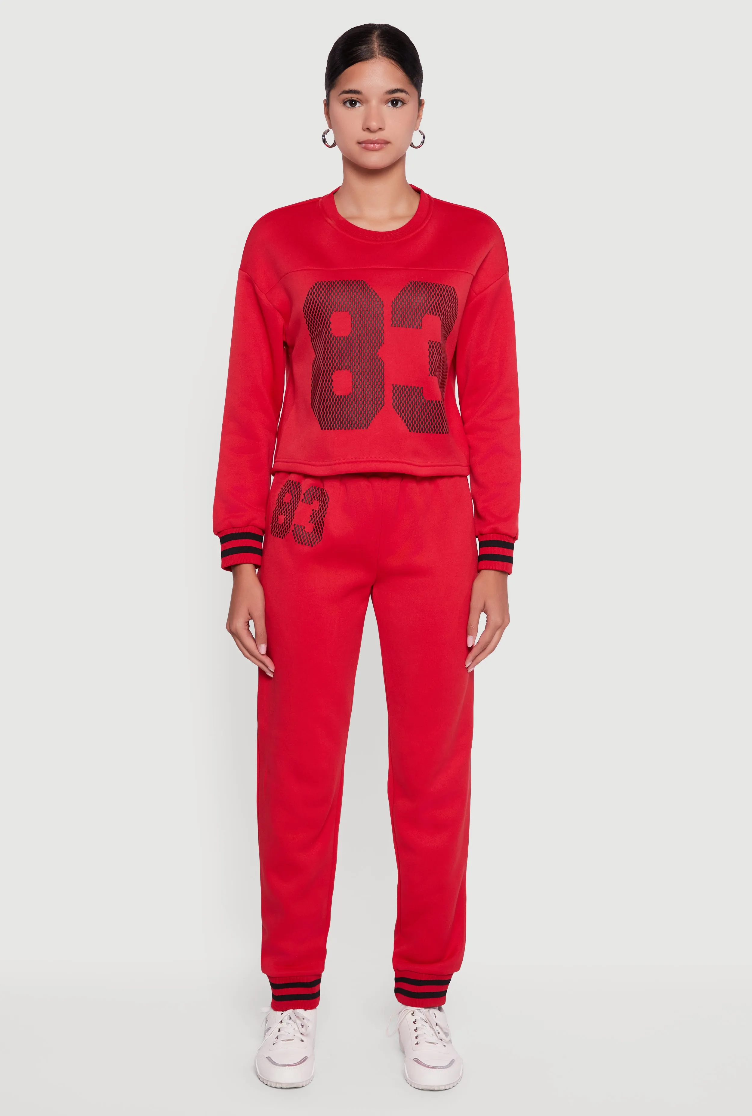 83 Graphic Long Sleeve Pullover Sweatshirt sold by Rainbow product image thumbnail 3