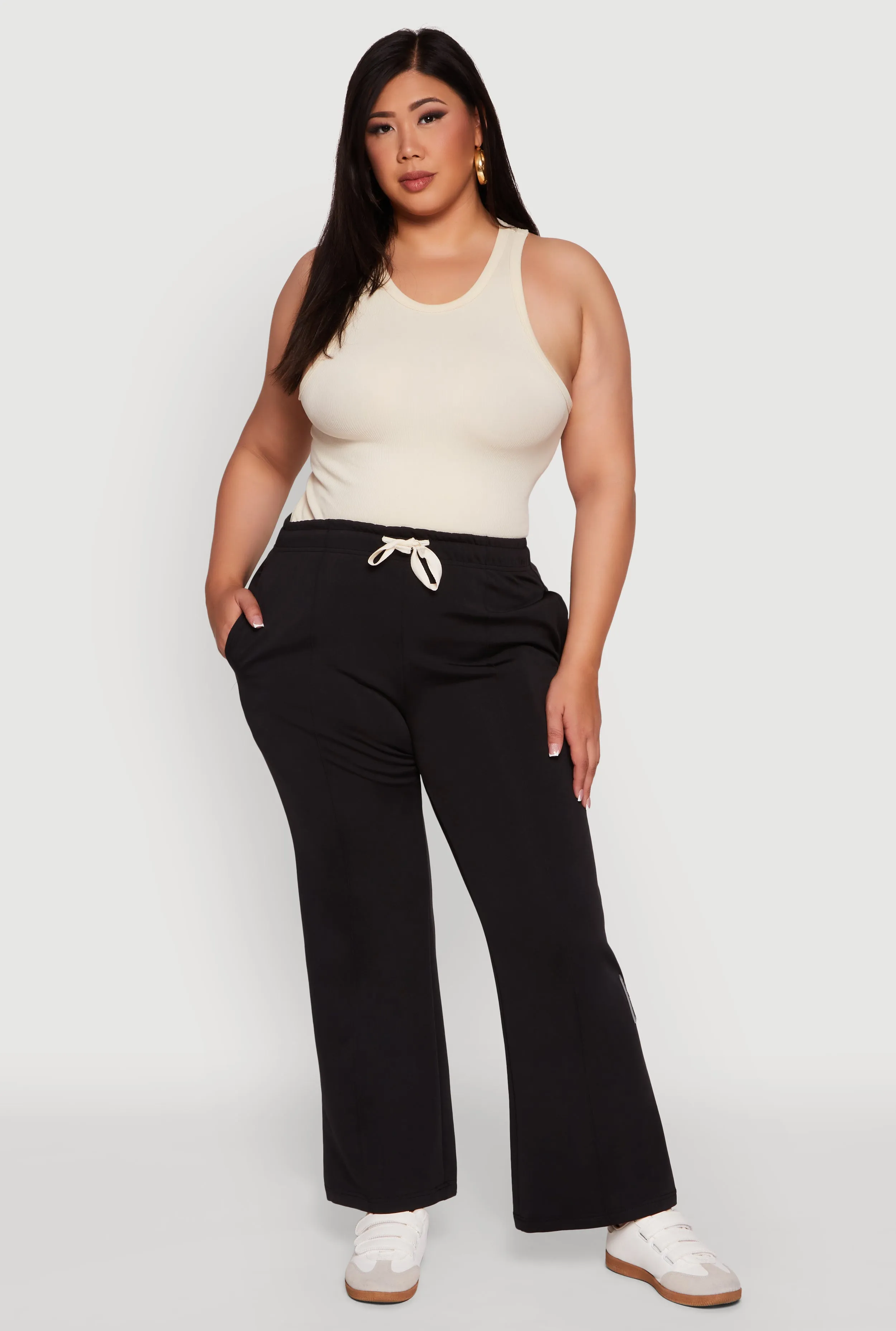 Plus Size 2007 Flawless Wide Leg Sweatpants sold by Rainbow product image thumbnail 3