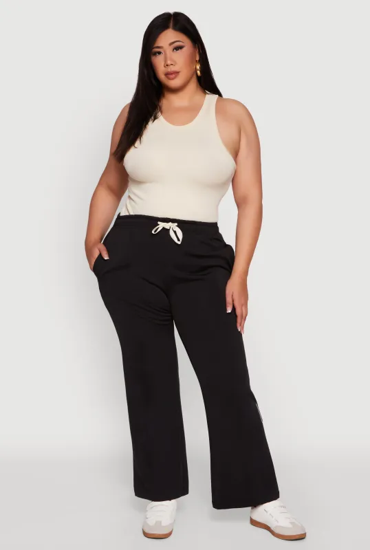 Plus Size 2007 Flawless Wide Leg Sweatpants sold by Rainbow