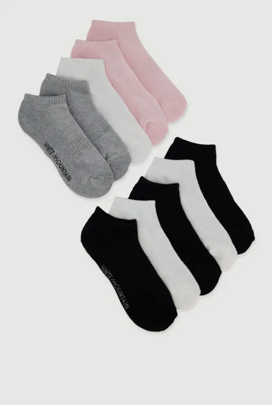 Assorted Performance Low Cut Socks 10 Pack Size 4-10 sold by Rainbow