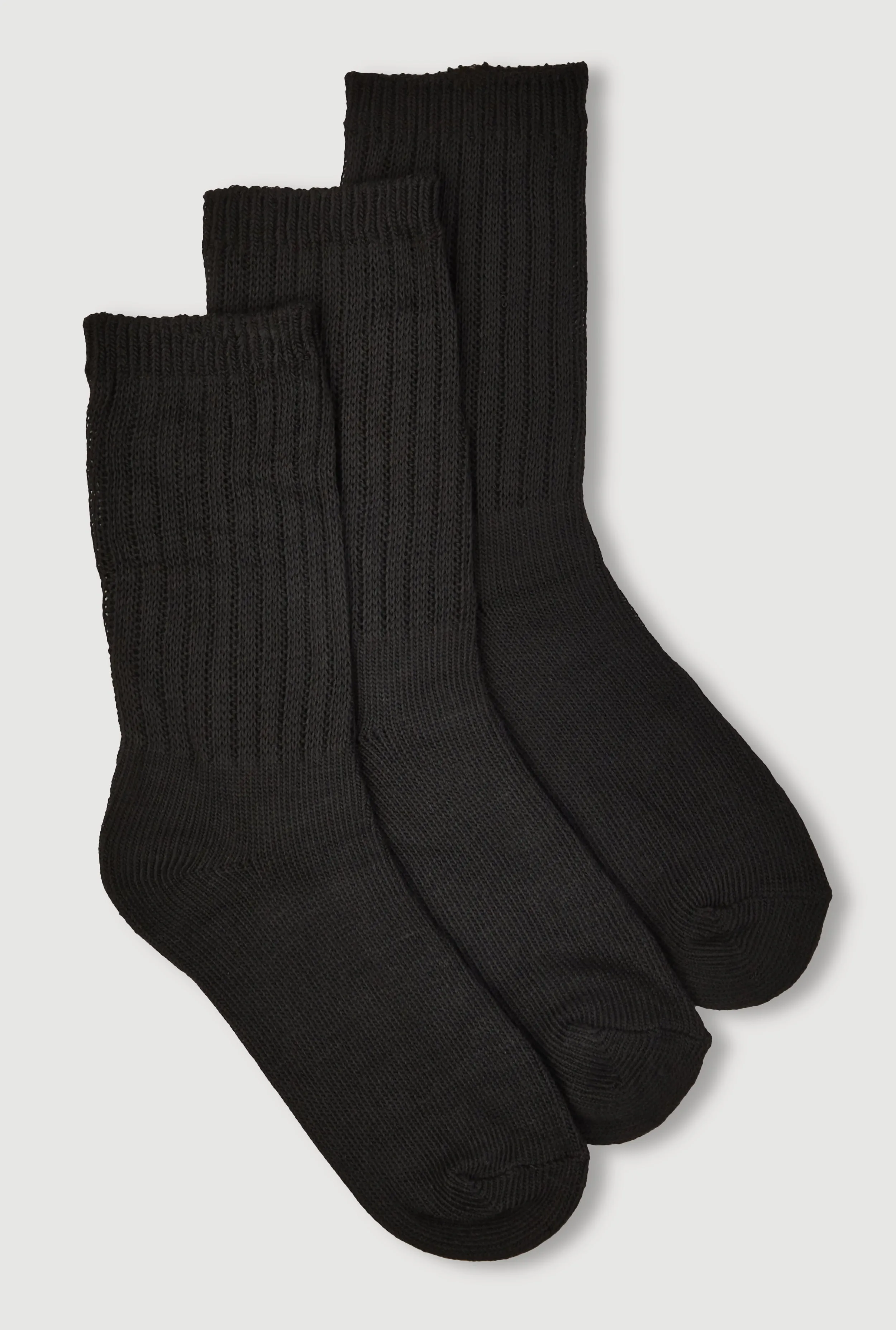 Ribbed Knit Solid Boot Socks 3 Pack Size 9-11 sold by Rainbow