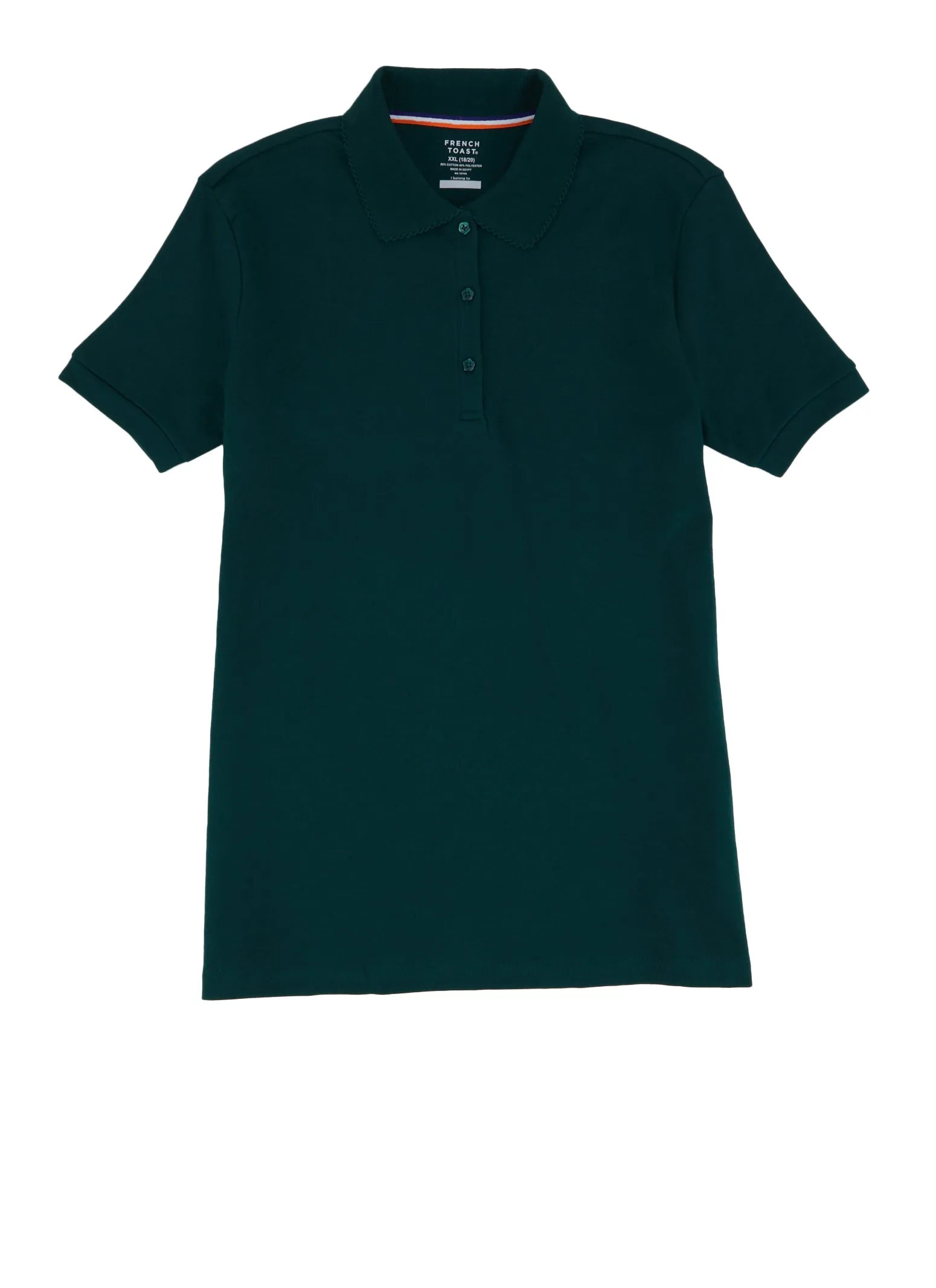 French Toast Girls 16-20 Short Sleeve Polo Shirt sold by Rainbow