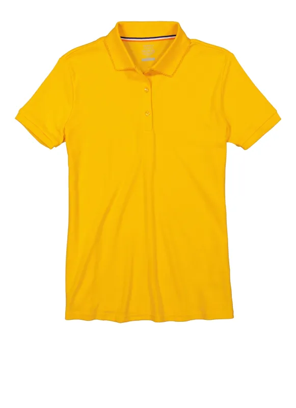French Toast Girls 16-20 Interlock Polo Shirt sold by Rainbow