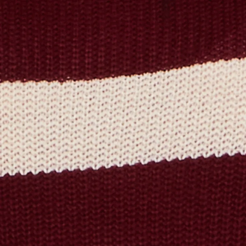 Striped Long Sleeve Crew Neck Sweater sold by Rainbow