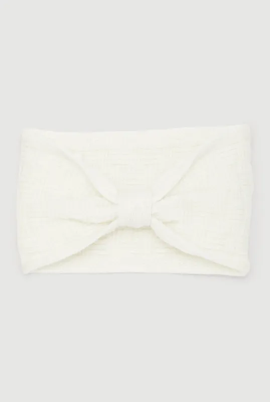 Lurex Knot Front Head Wrap sold by Rainbow