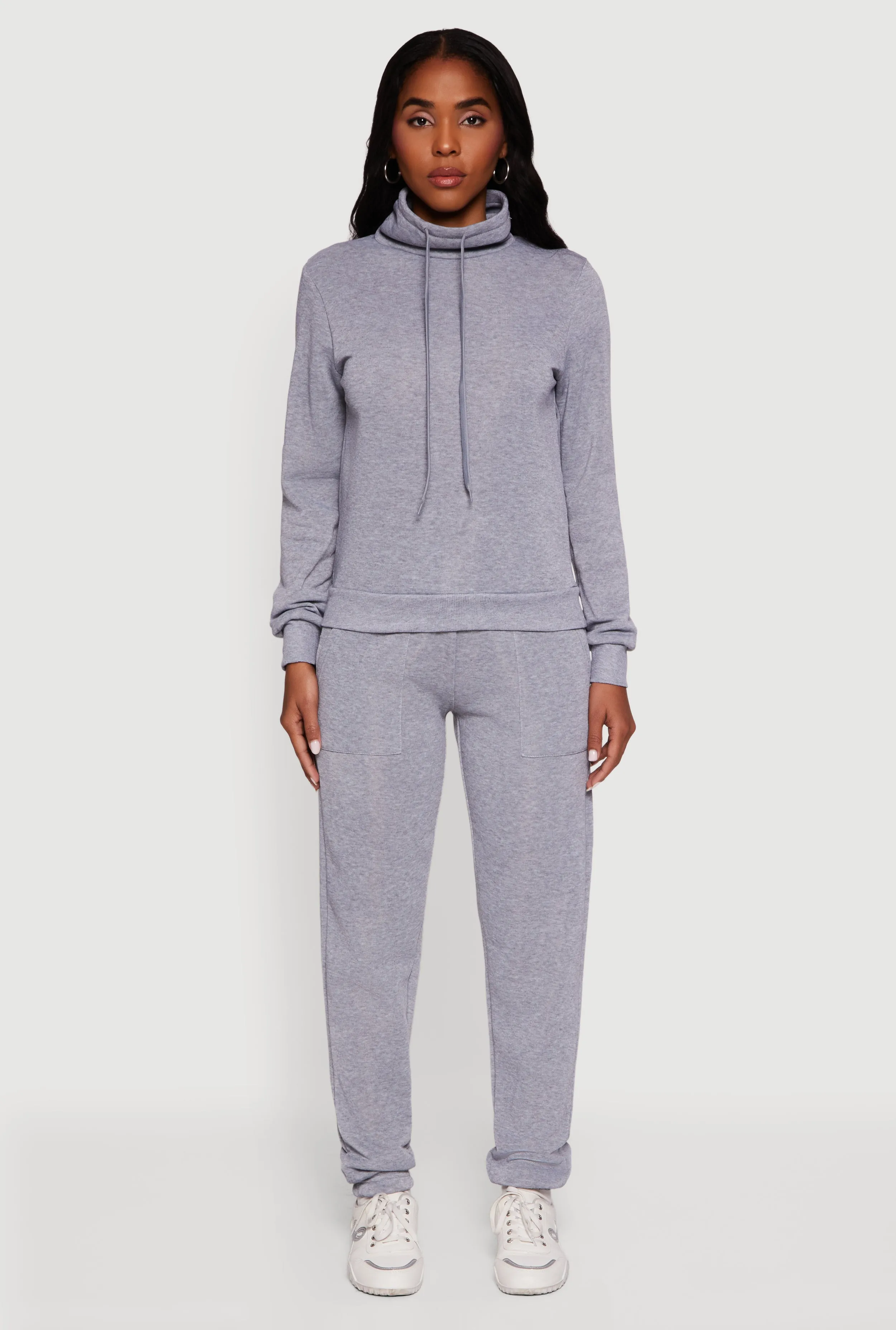 Drawstring Waist Slim Leg Sweatpants sold by Rainbow product image thumbnail 3