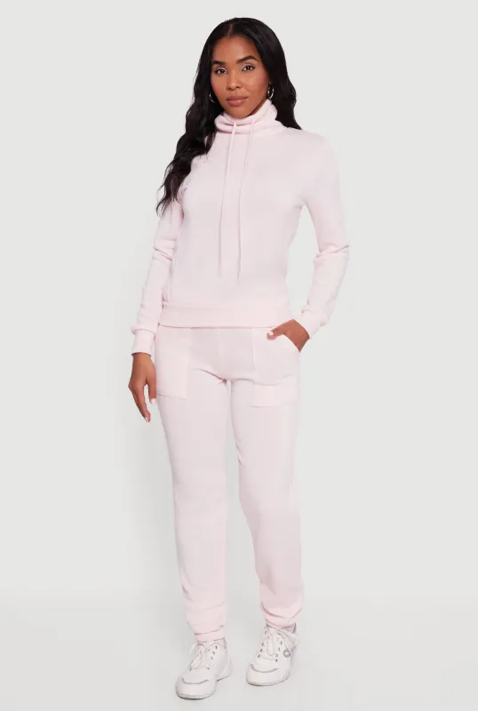 Drawstring Waist Slim Leg Sweatpants sold by Rainbow