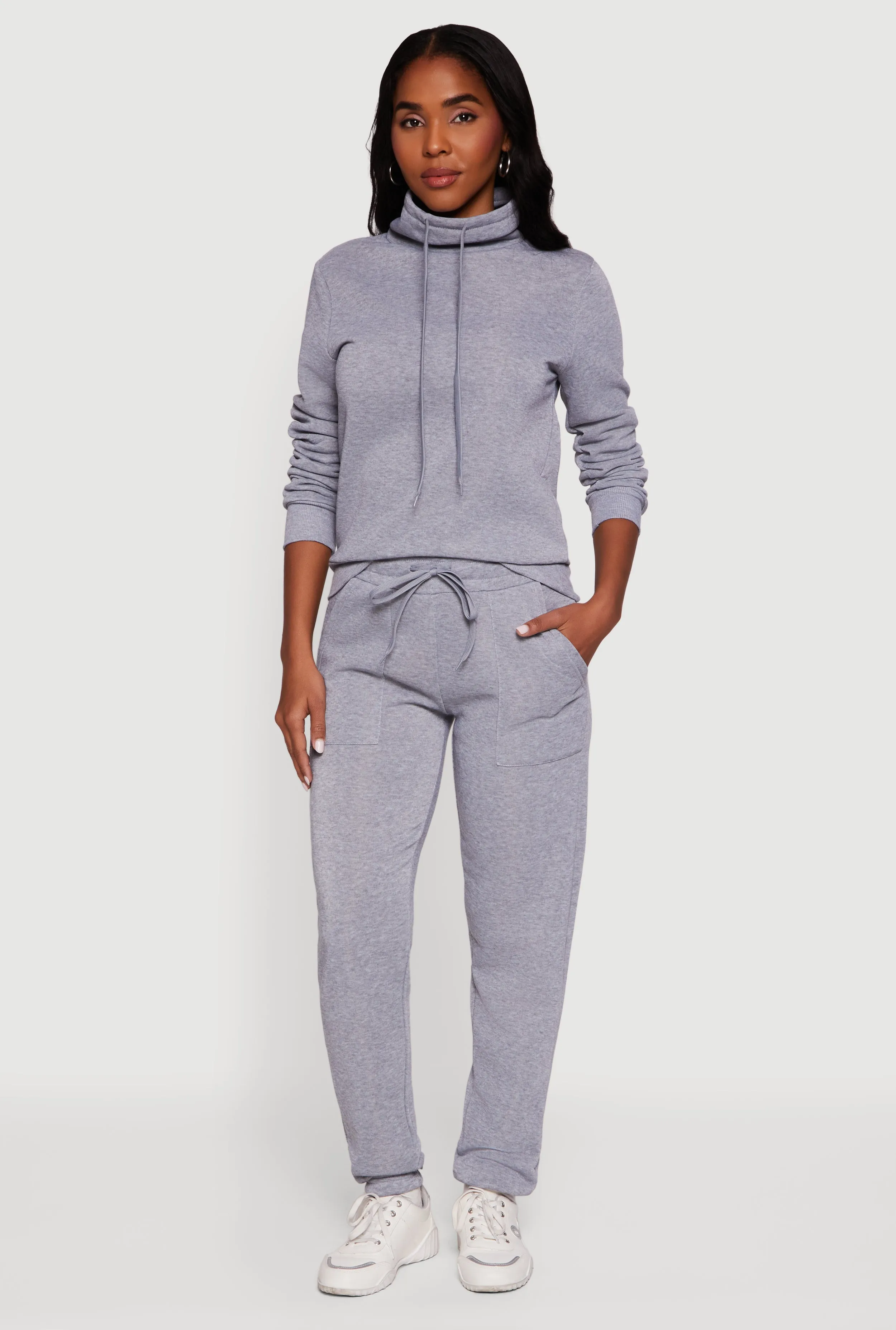 Drawstring Waist Slim Leg Sweatpants sold by Rainbow product image thumbnail 2