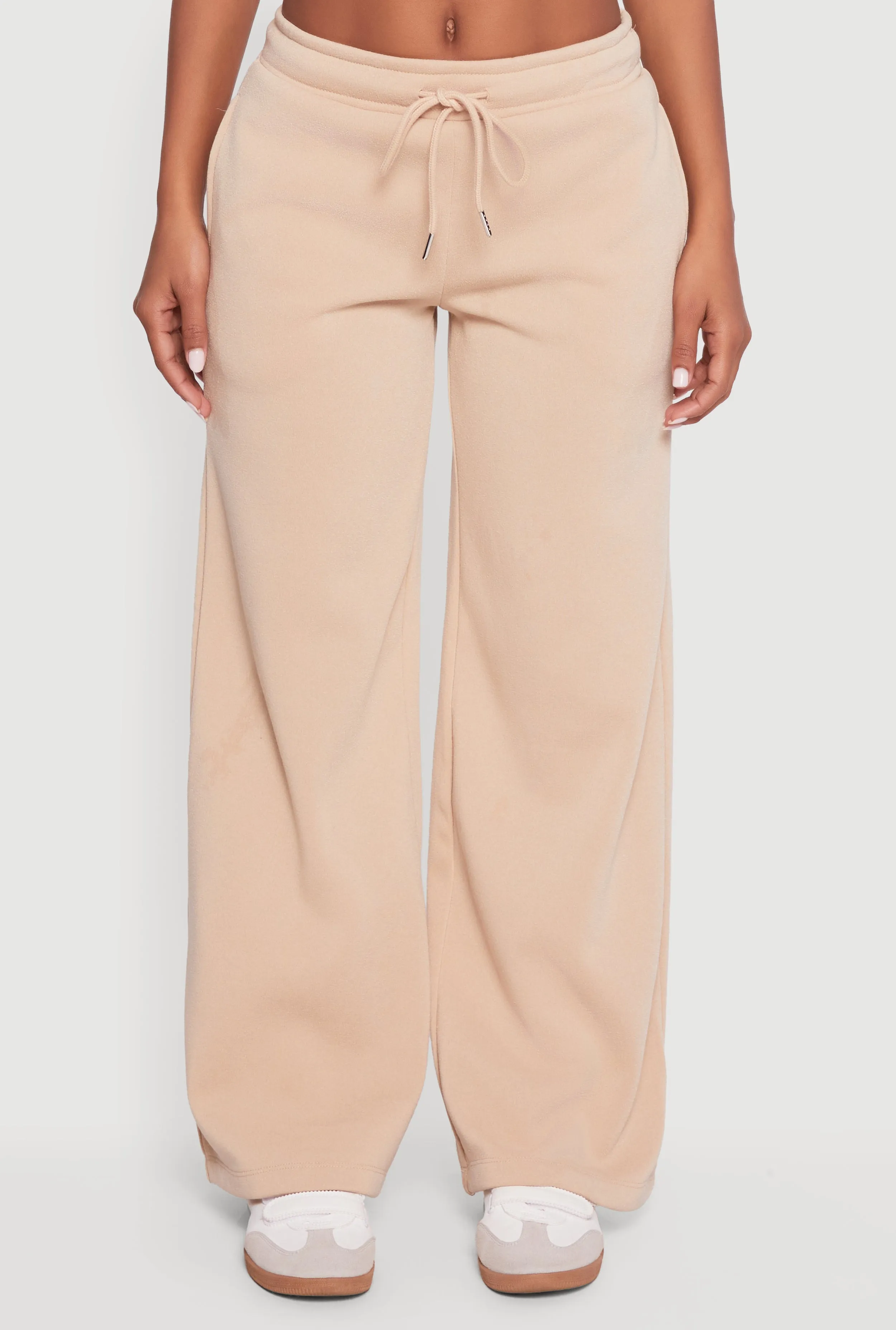 Drawstring Waist Pull On Wide Leg Sweatpants sold by Rainbow product image thumbnail 5