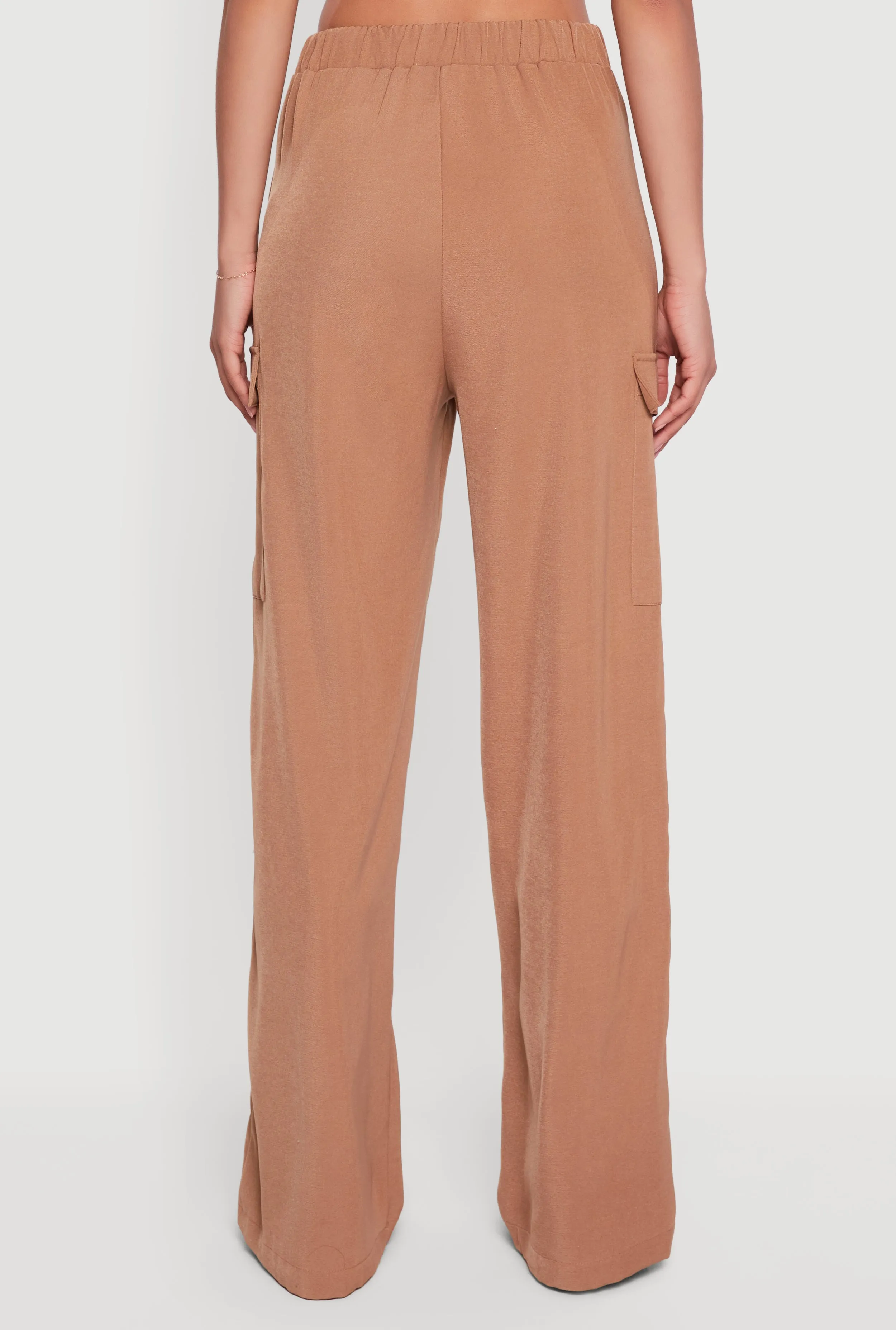 Faux Leather Side Stripe Cargo Dress Pants sold by Rainbow product image thumbnail 5