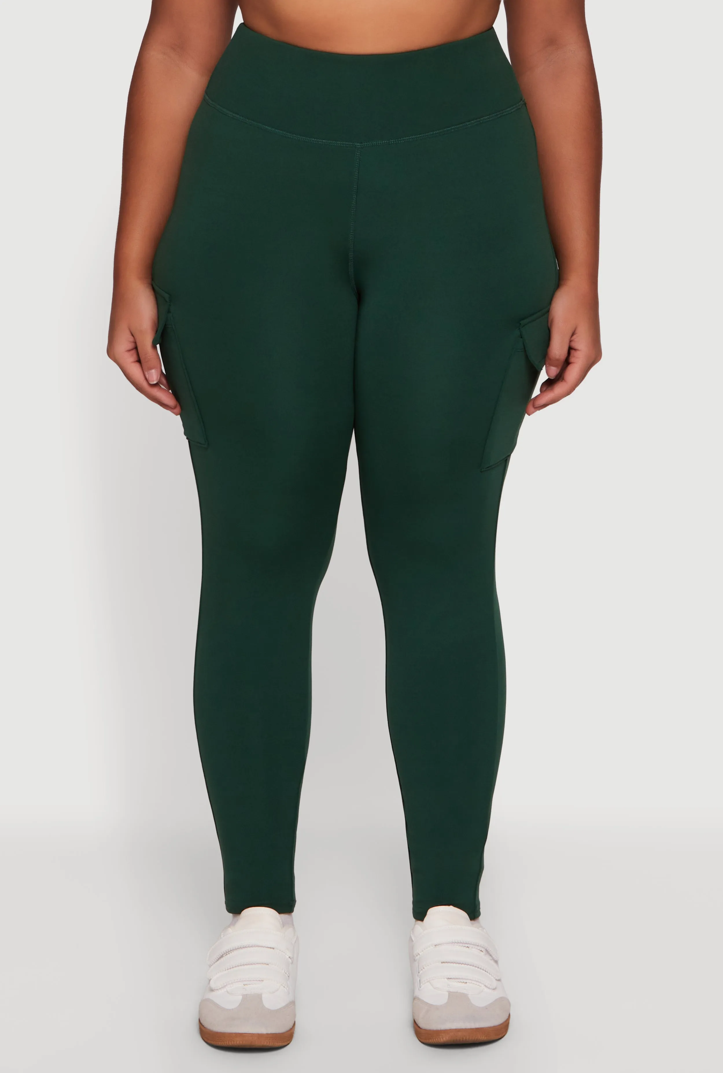 Plus Size High Waisted Cargo Pocket Leggings sold by Rainbow product image thumbnail 5