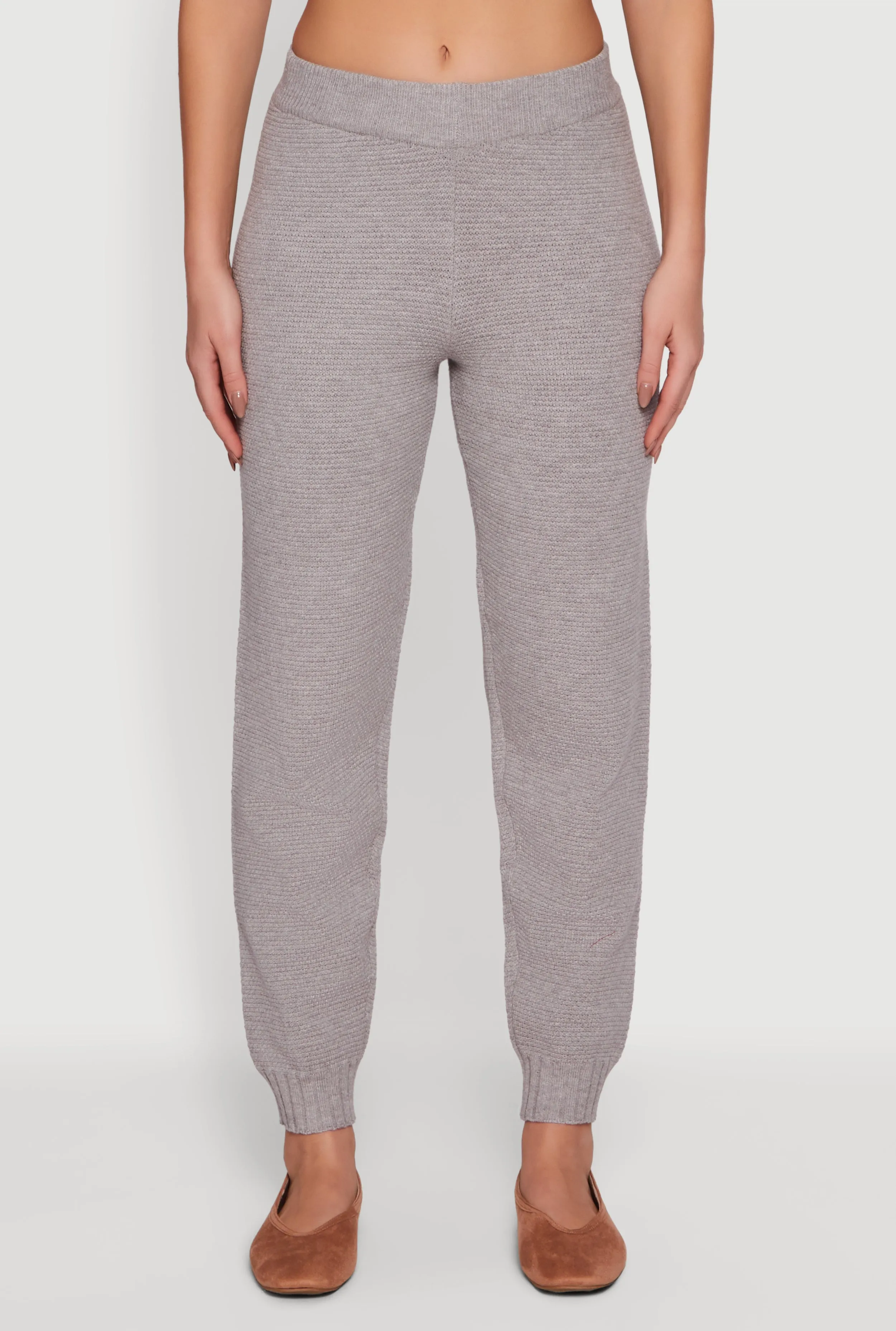 High Waisted Knit Joggers sold by Rainbow product image thumbnail 3