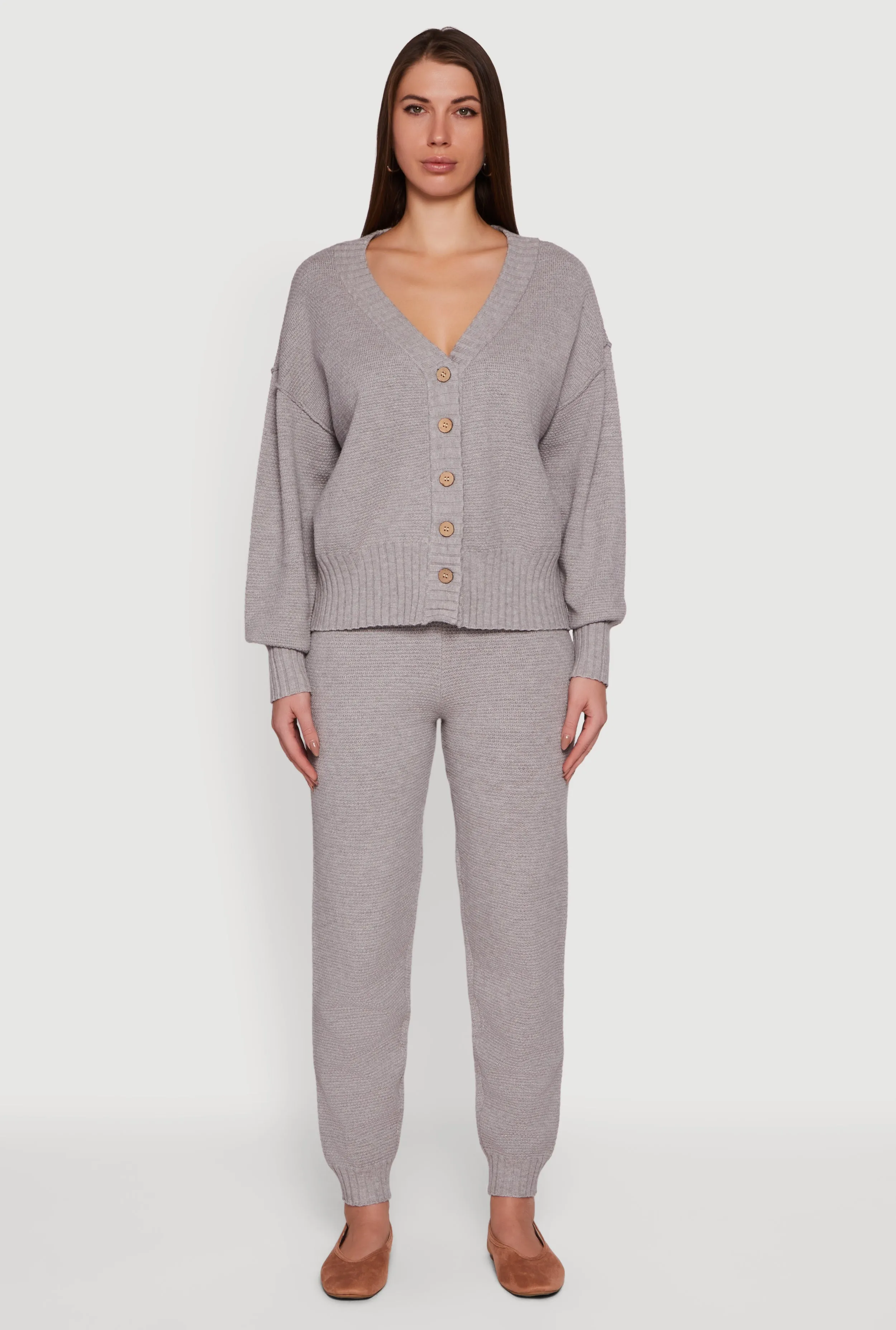 High Waisted Knit Joggers sold by Rainbow