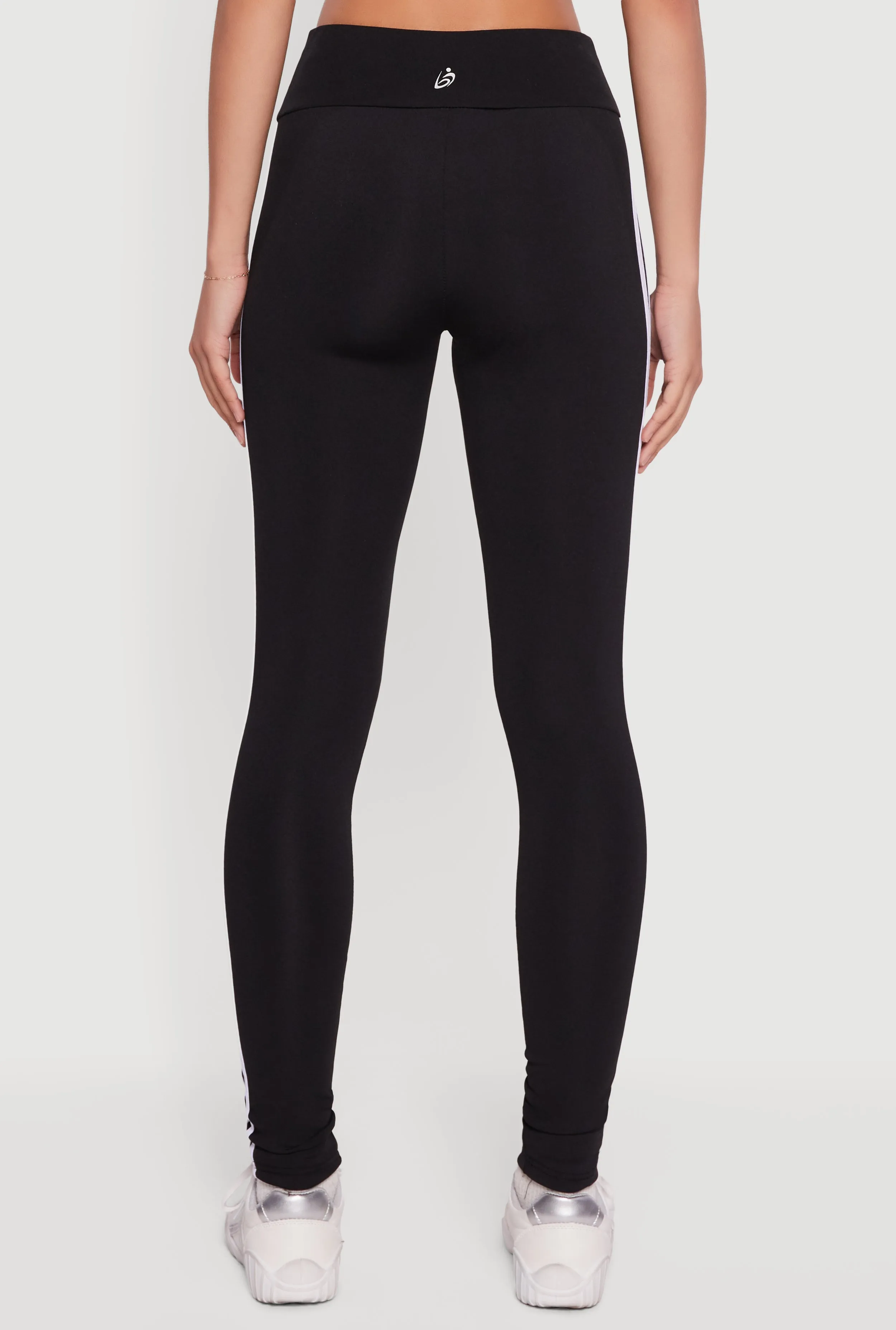 High Waisted Varsity Stripe Leggings sold by Rainbow product image thumbnail 5