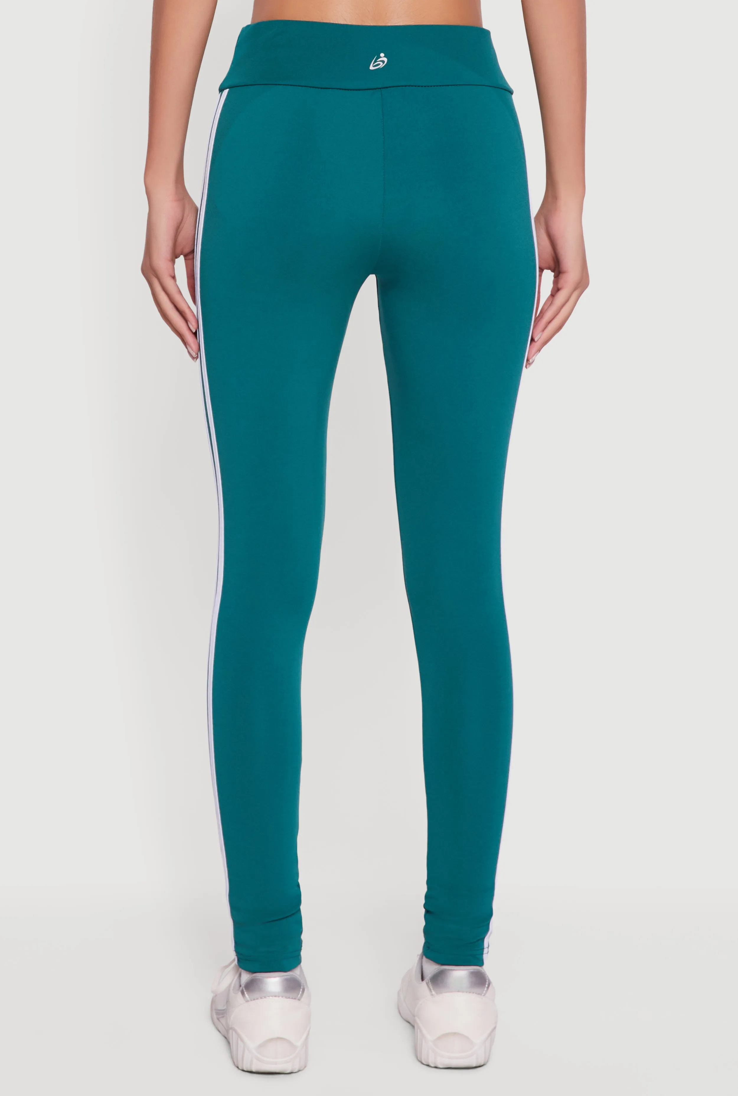 High Waisted Varsity Stripe Leggings sold by Rainbow product image thumbnail 5