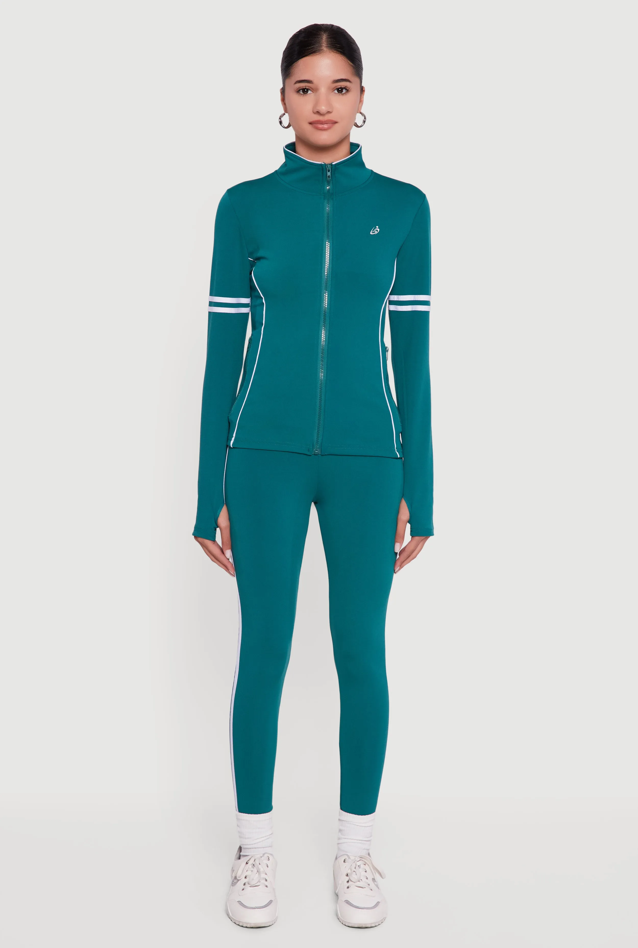 High Waisted Varsity Stripe Leggings sold by Rainbow product image thumbnail 2