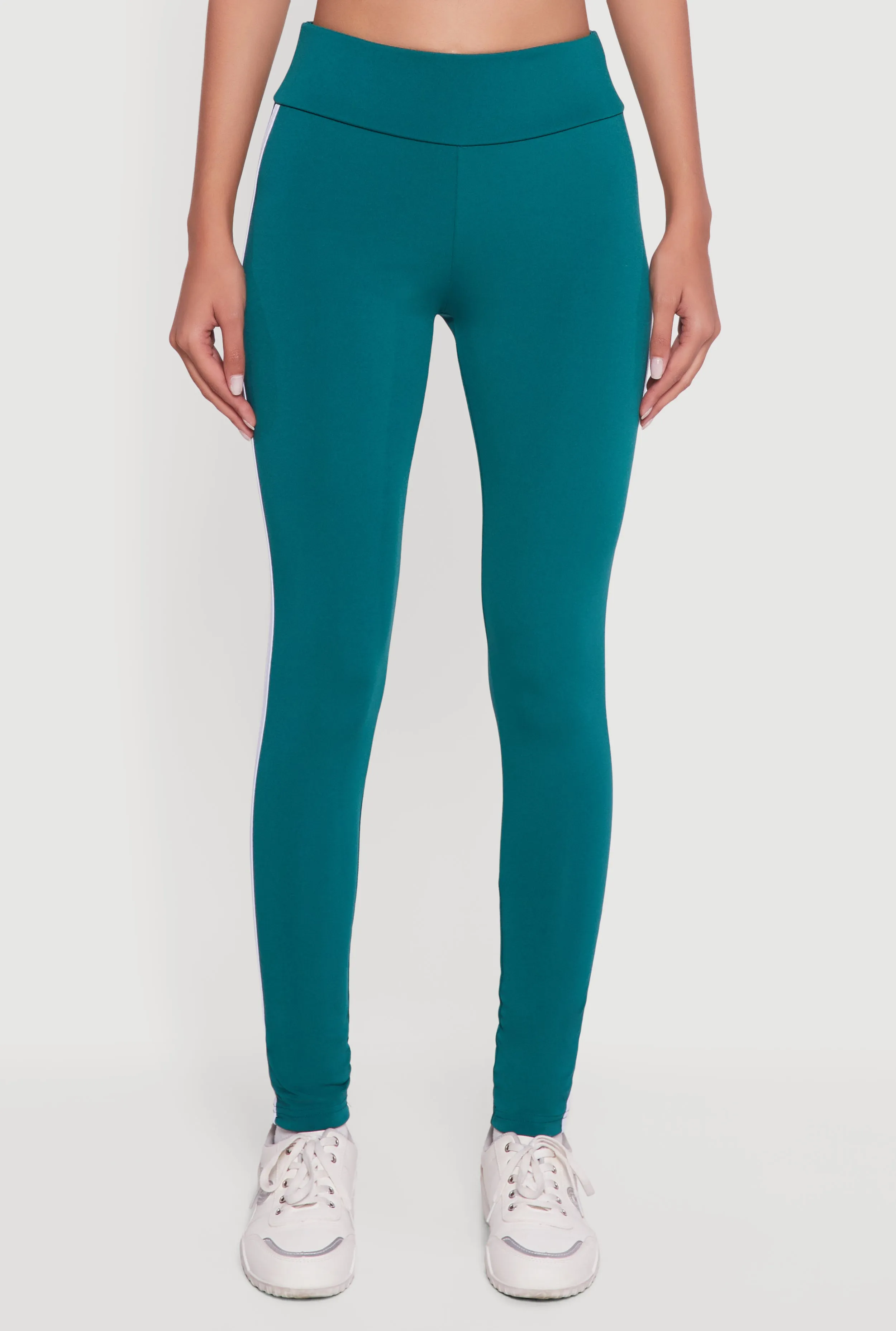 High Waisted Varsity Stripe Leggings sold by Rainbow product image thumbnail 3