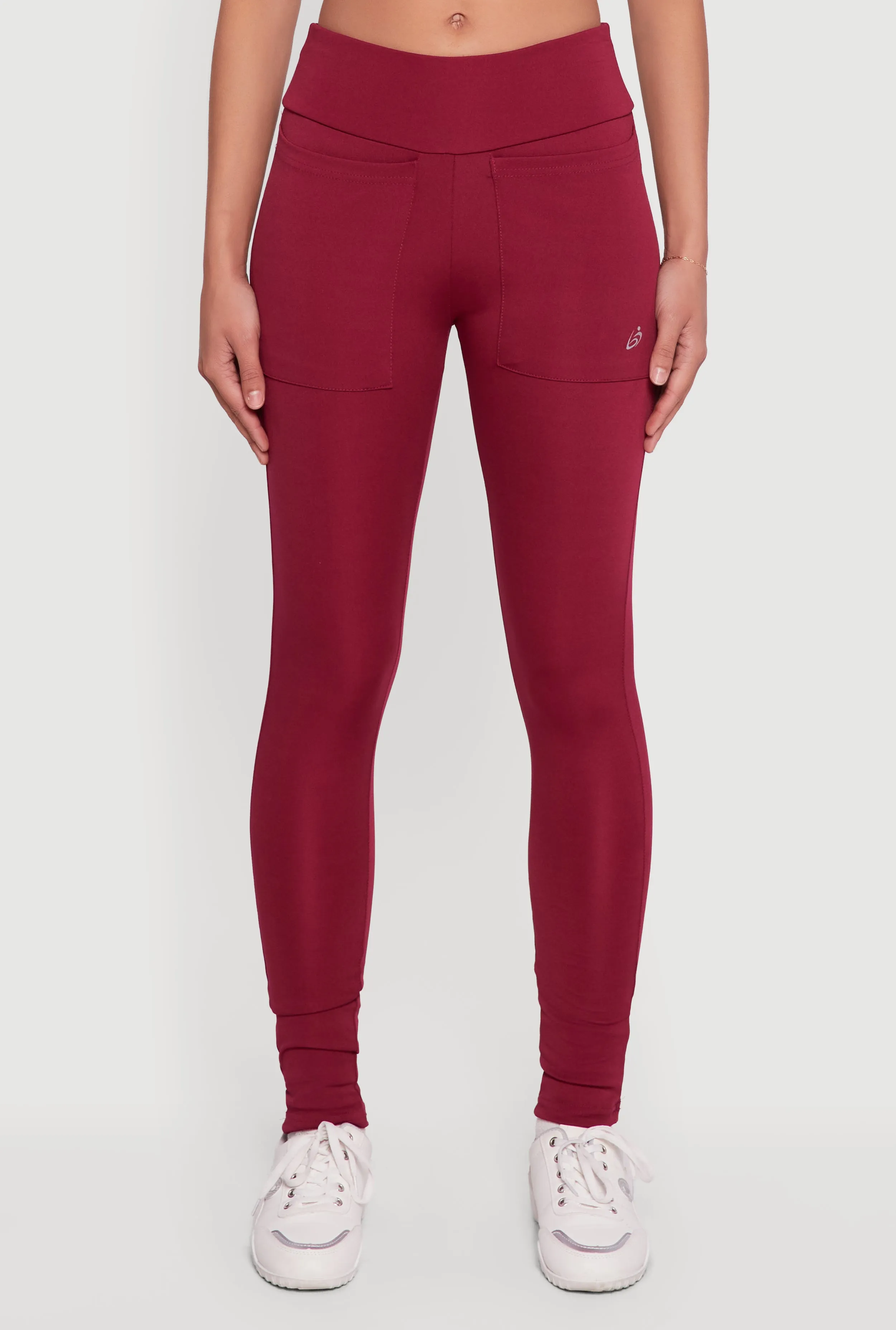 Fold Over Leggings with Pockets sold by Rainbow product image thumbnail 3