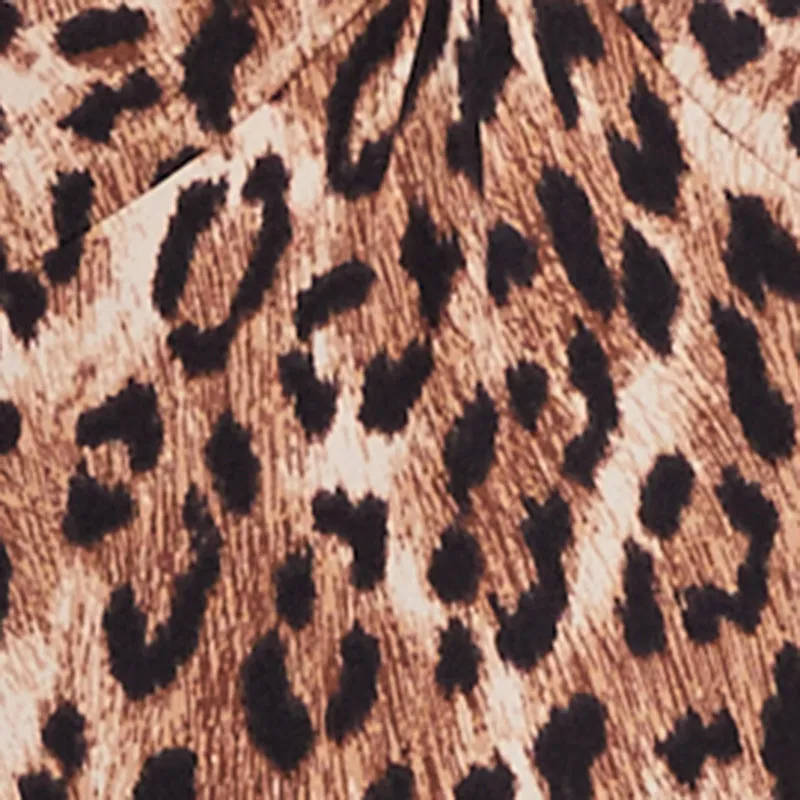 Plus Size Twist Front Animal Print Long Sleeve Bodysuit sold by Rainbow product image thumbnail 4