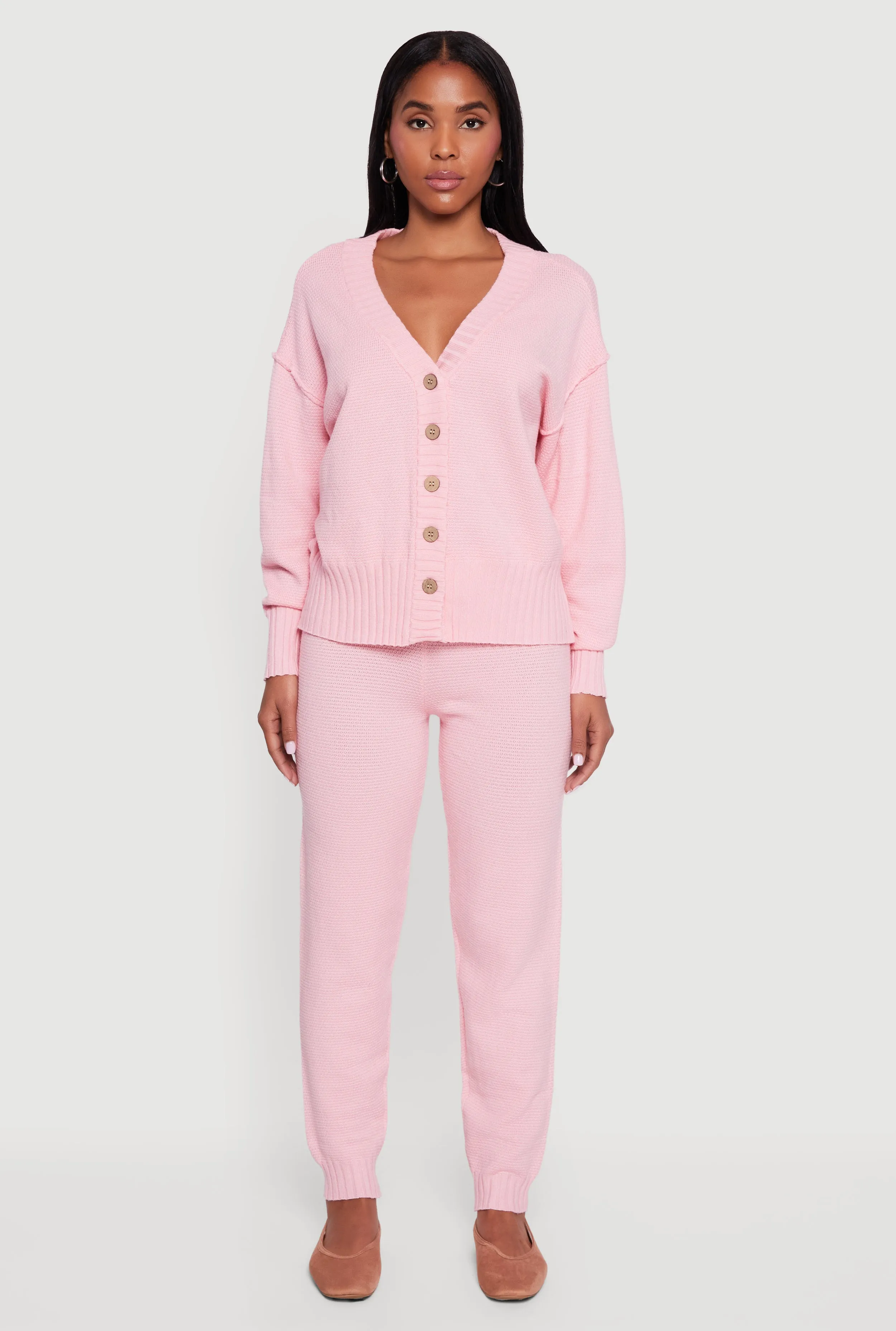 High Waisted Knit Joggers sold by Rainbow product image thumbnail 2