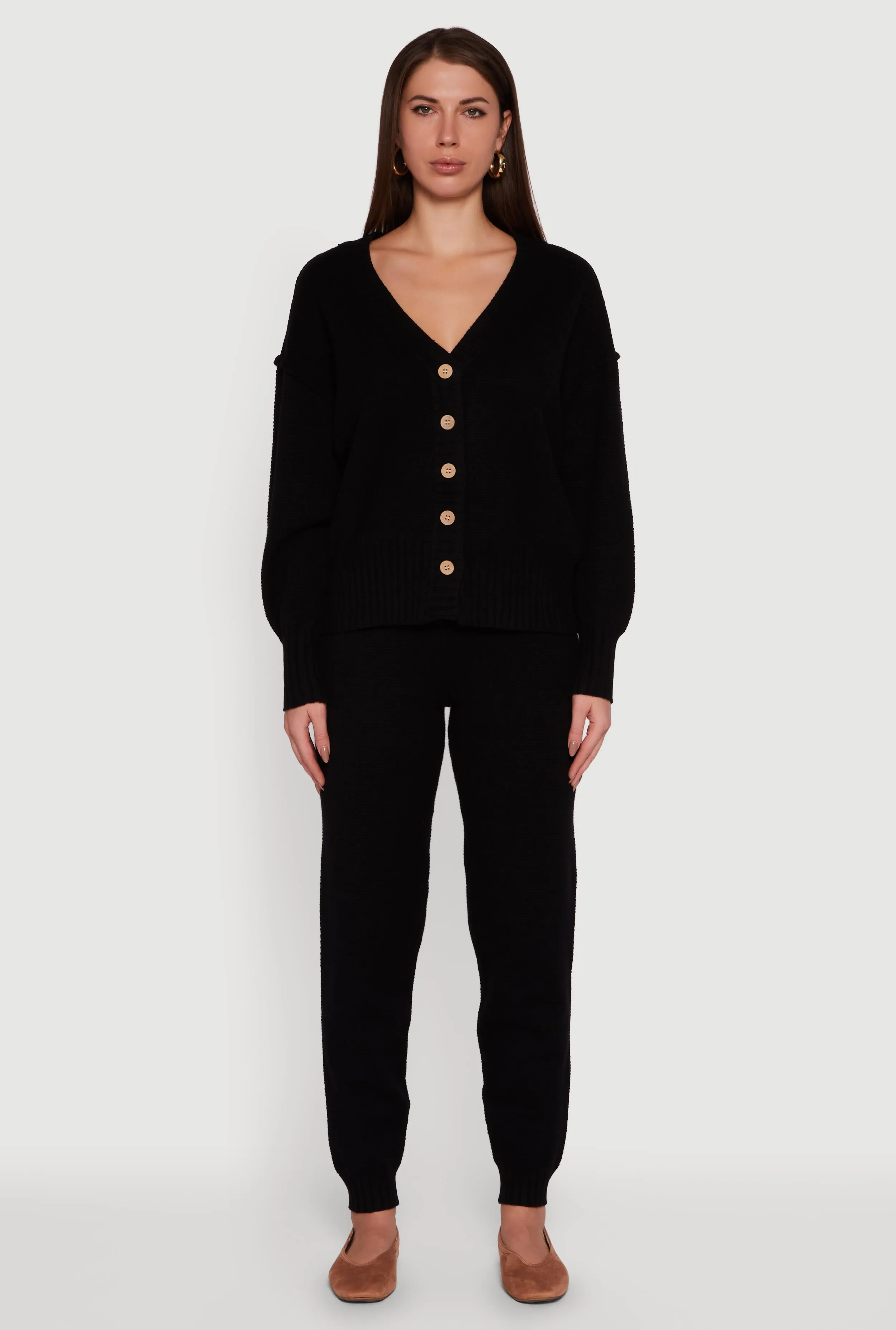 High Waisted Knit Joggers sold by Rainbow