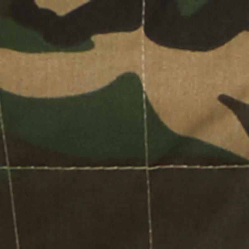 Hooded Zip Front Cropped Camouflage Vest sold by Rainbow product image thumbnail 4