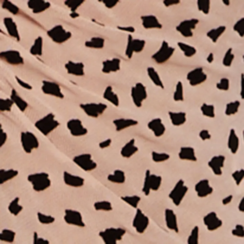 Dalmatian Velvet Burnout Mesh Blouse with Button Front sold by Rainbow product image thumbnail 4