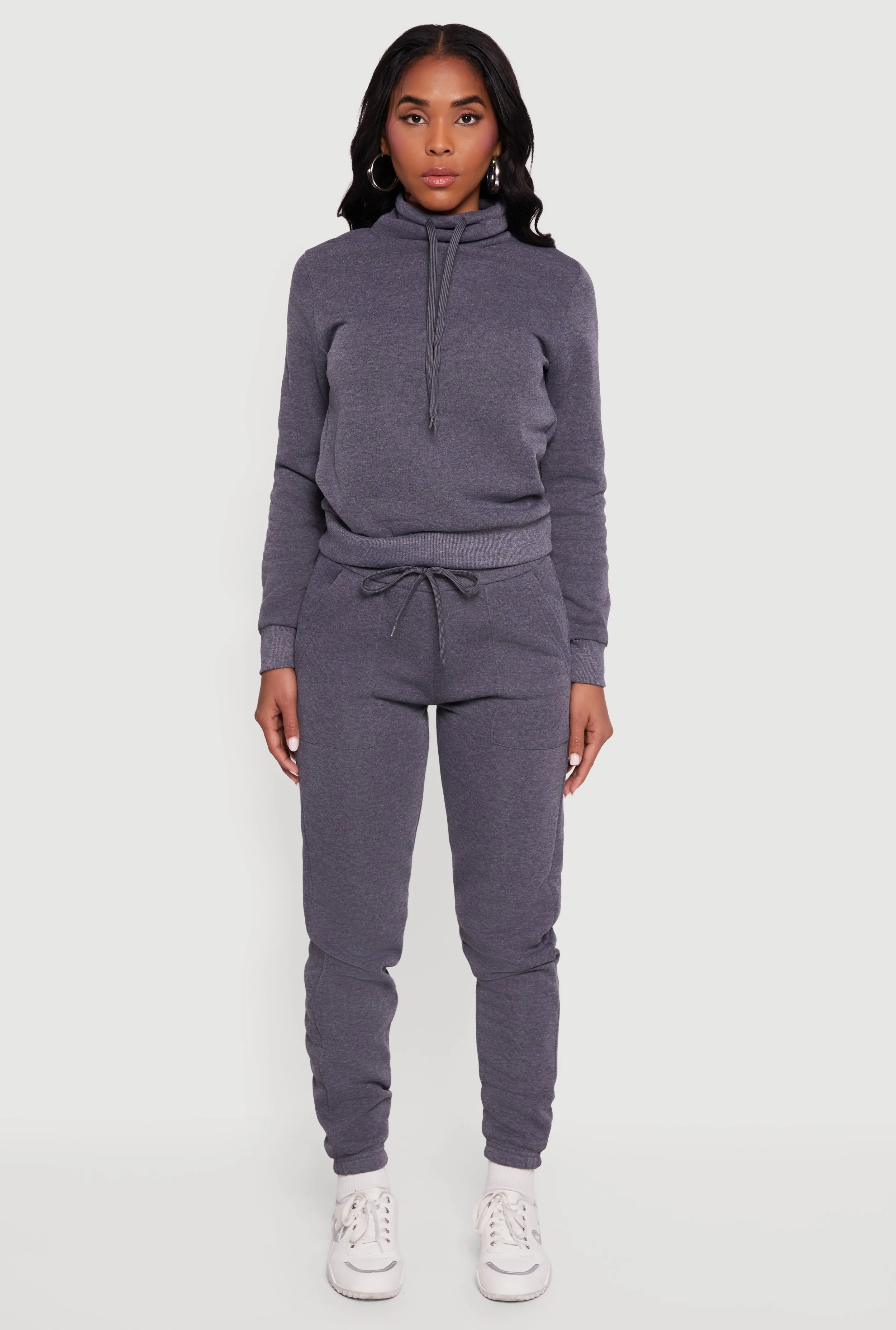 Drawstring Waist Slim Leg Sweatpants sold by Rainbow product image thumbnail 2