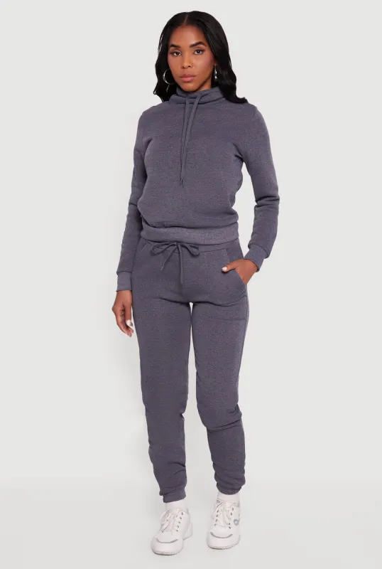 Drawstring Waist Slim Leg Sweatpants sold by Rainbow